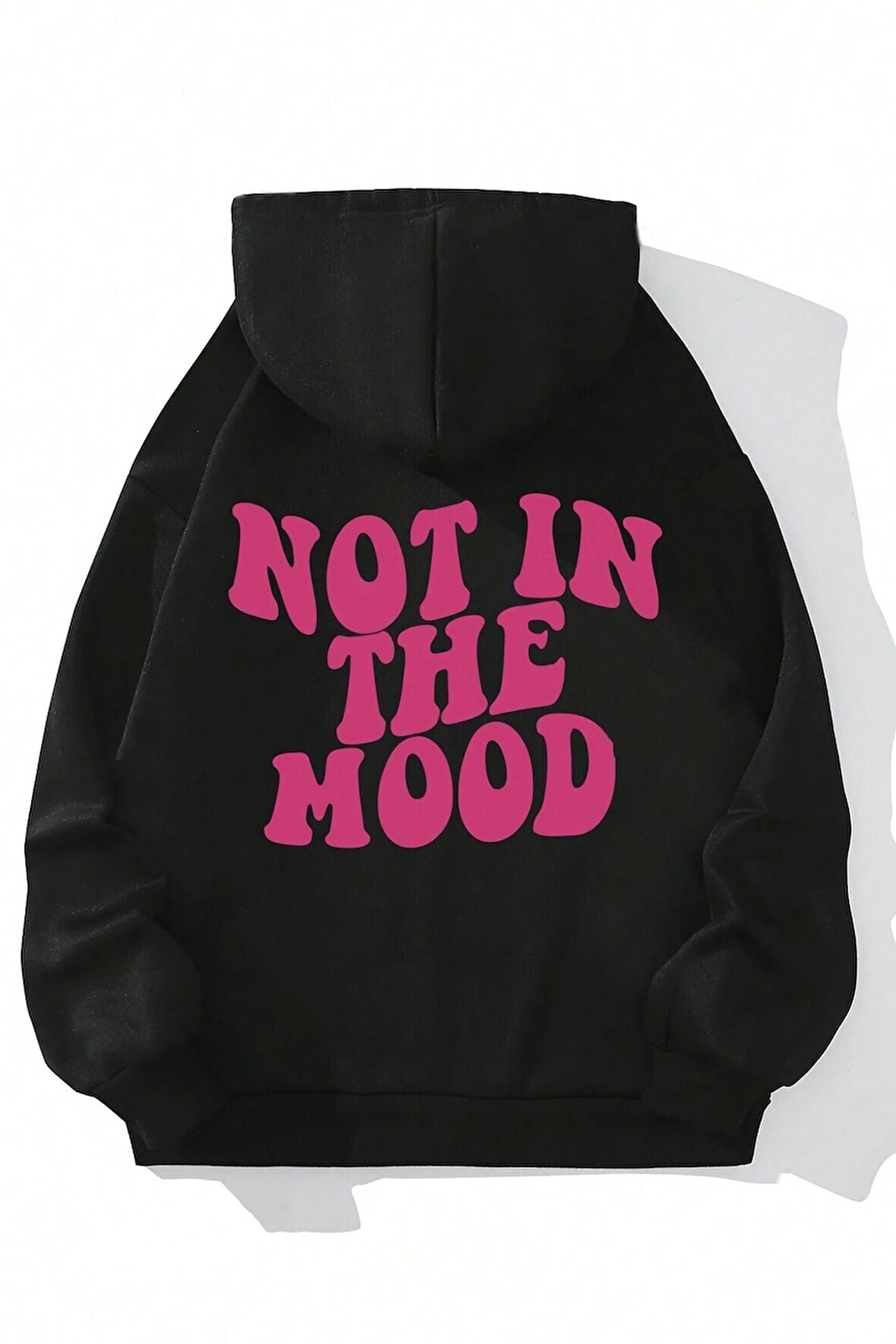 Uyguntarz Havamda Değilim Baskılı Oversize Sweatshirt