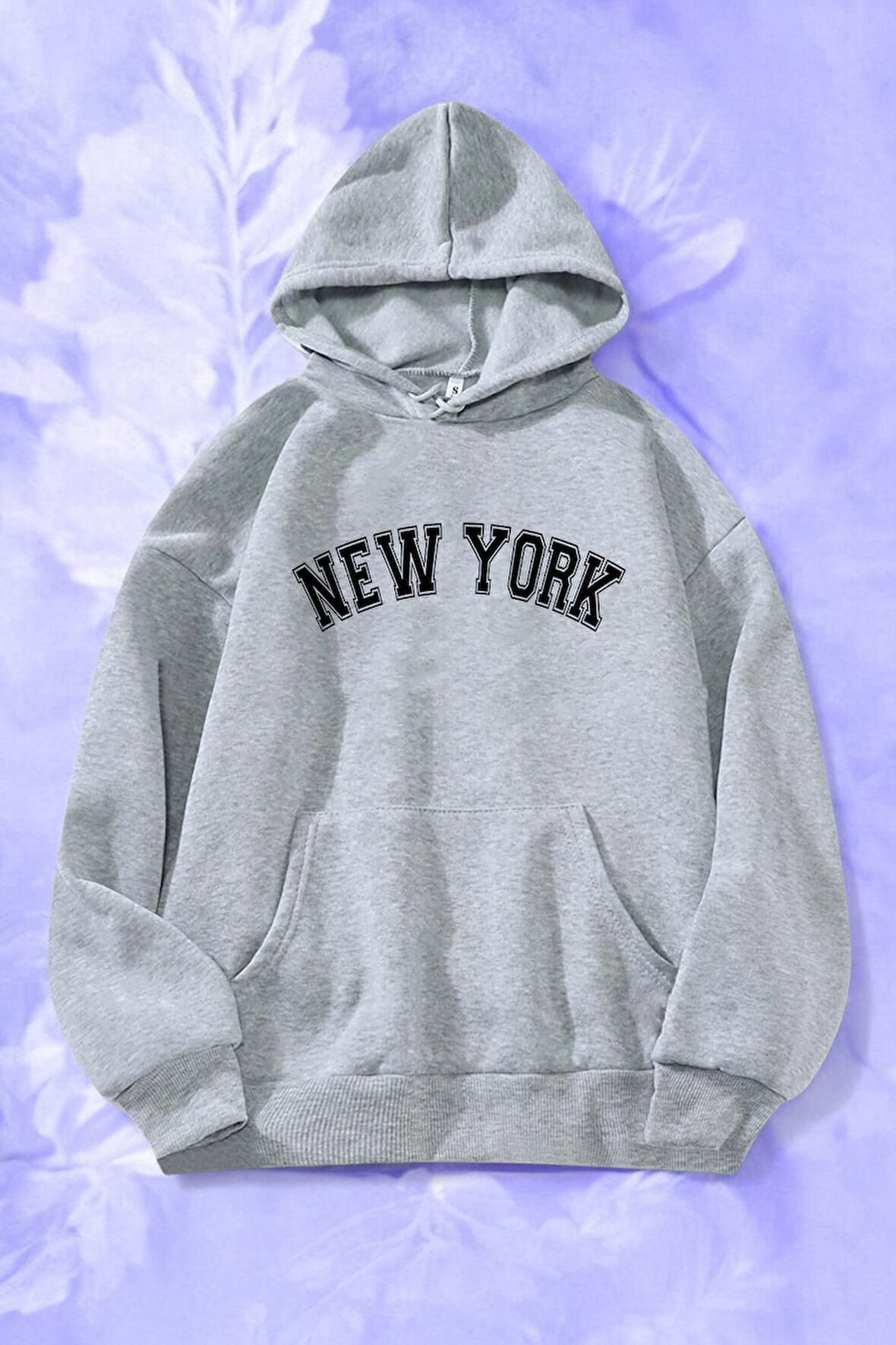 Newyork Baskılı Oversize Sweatshirt