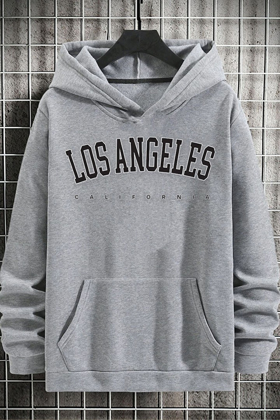 Uyguntarz Unisex Los Angles  Baskılı Sweatshirt
