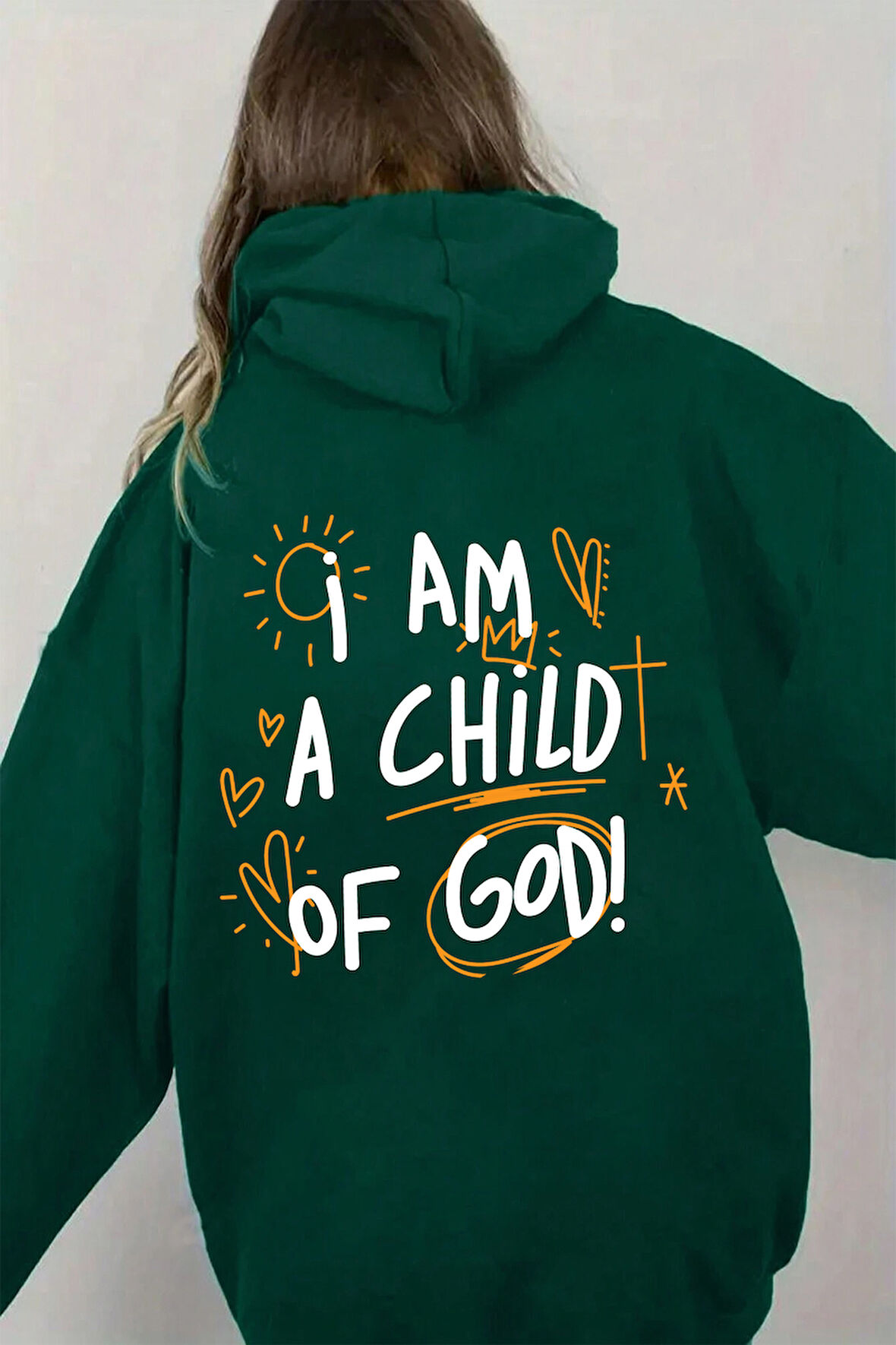 Uyguntarz Sırt Baskılı Oversize Sweatshirt