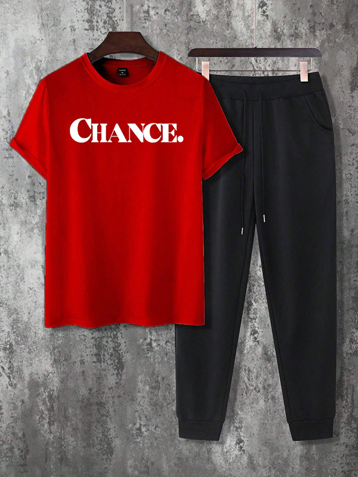 Uyguntarz Unisex Chance Baskılı Eşofman Takımı