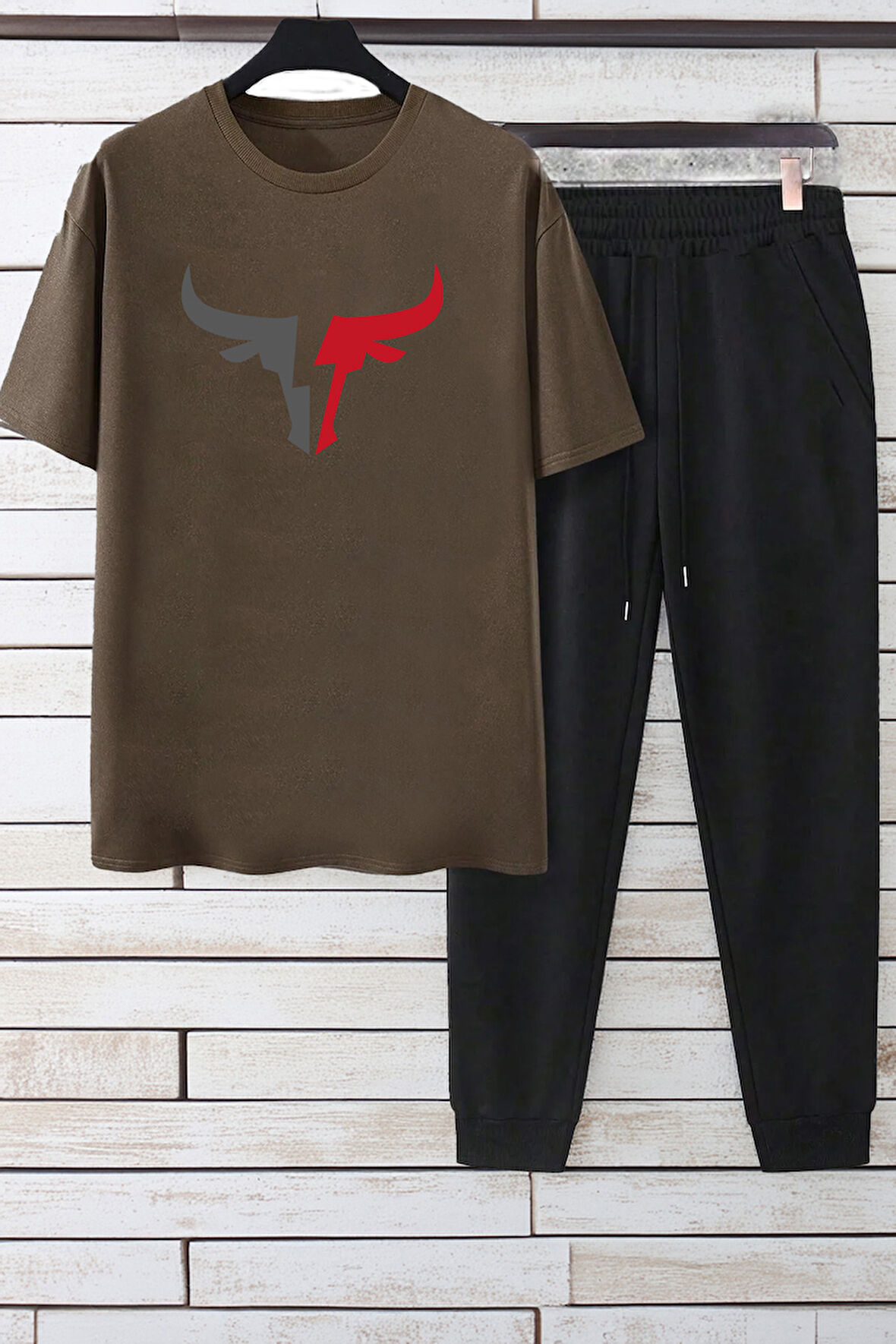 Uyguntarz Unisex Boğa Baskılı Eşofman Takımı