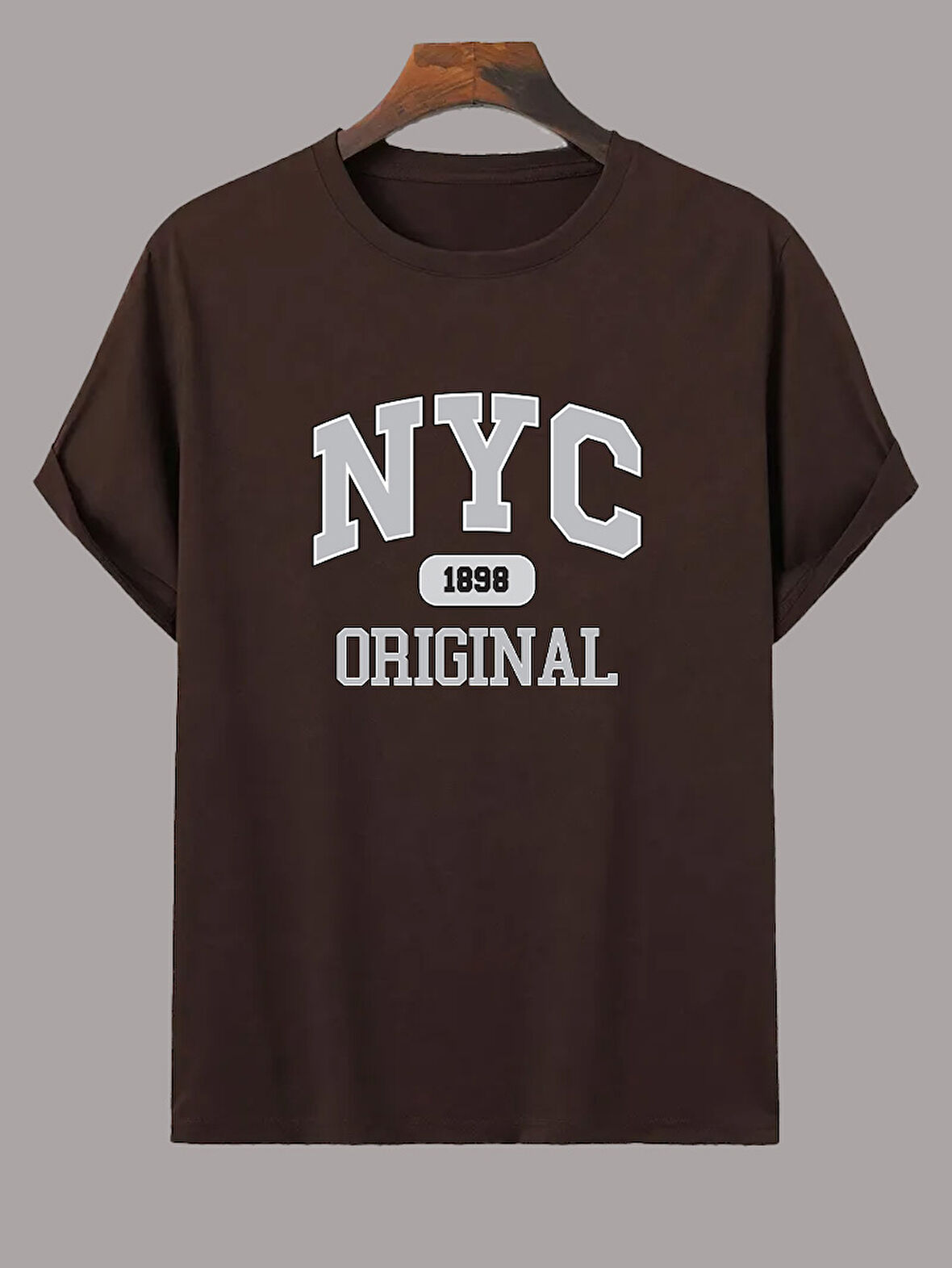 NYC Baskılı Unisex Oversize Tshirt