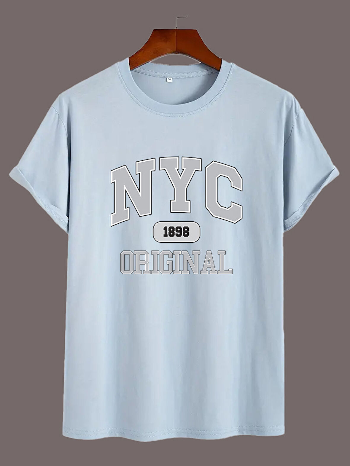 Uyguntarz NYC Baskılı Unisex Oversize Tshirt