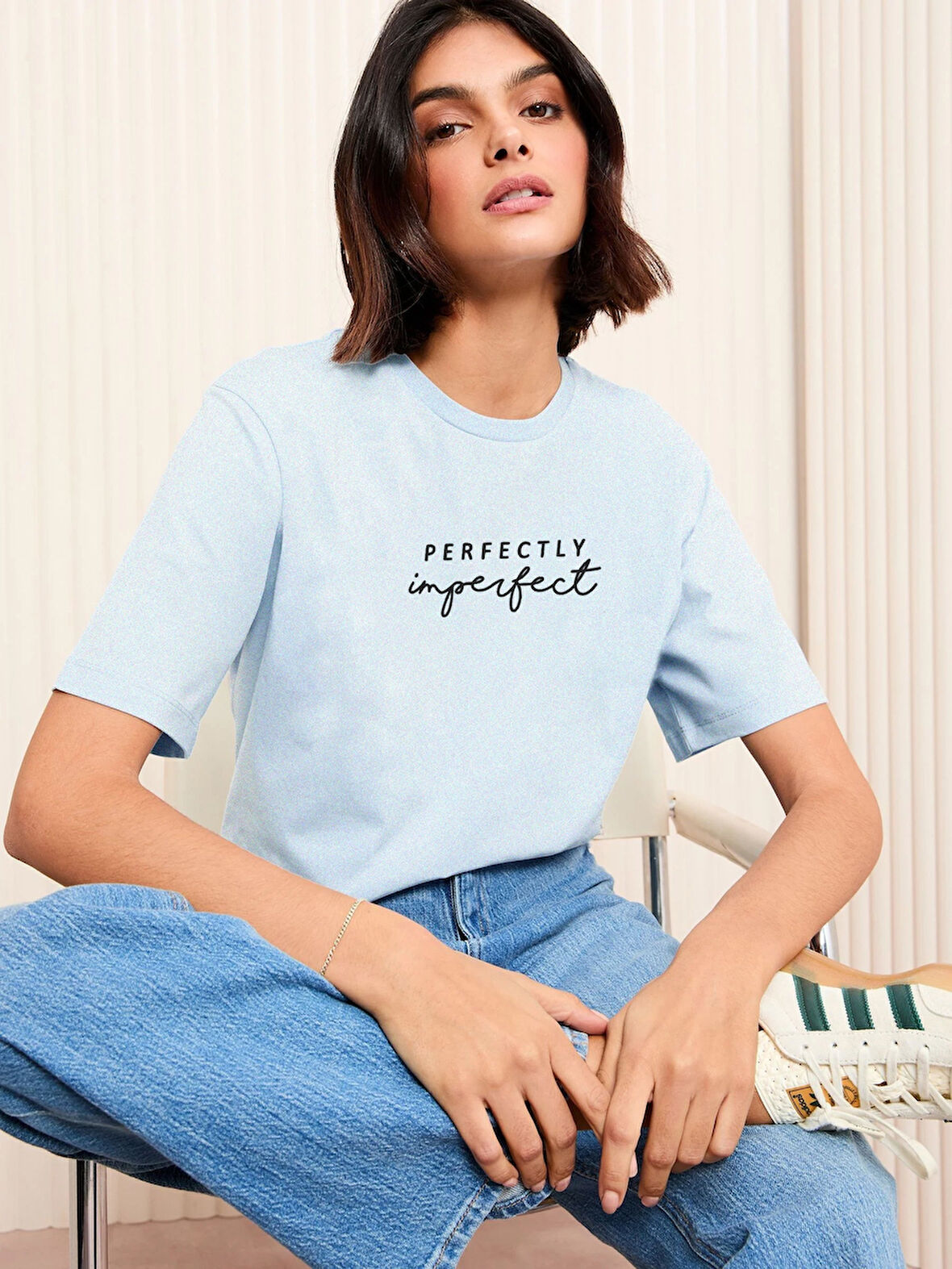 Unisex Answer Baskılı Oversize Tshirt