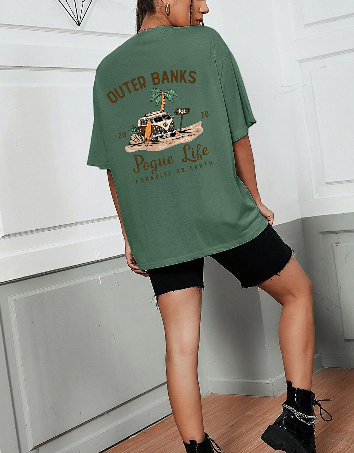 Unisex Outer Banks Baskılı Tasarım Tshirt