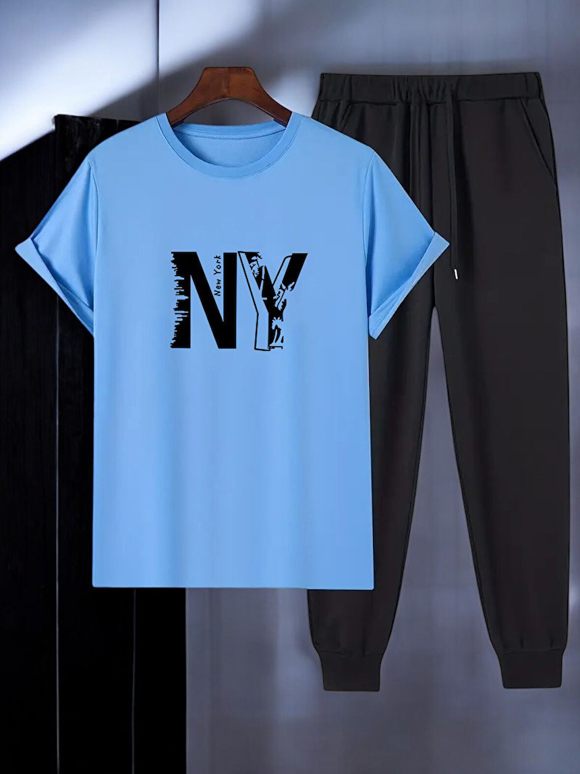 Unisex New York Baskılı Eşofman Takımı