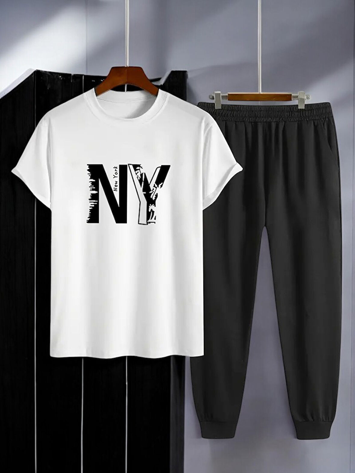 Unisex New York Baskılı Eşofman Takımı