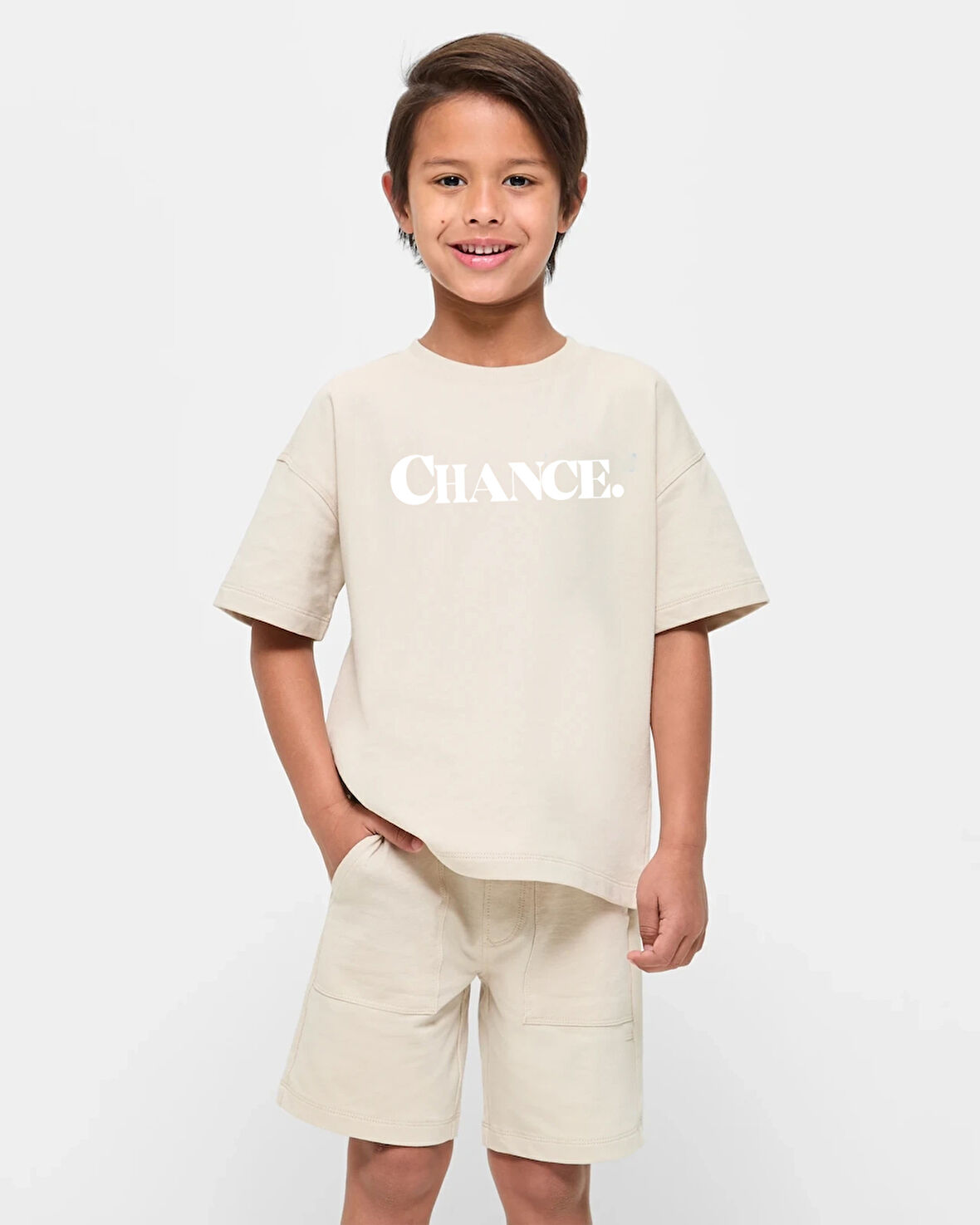 Çocuk Change Baskılı Pamuklu Tshirt