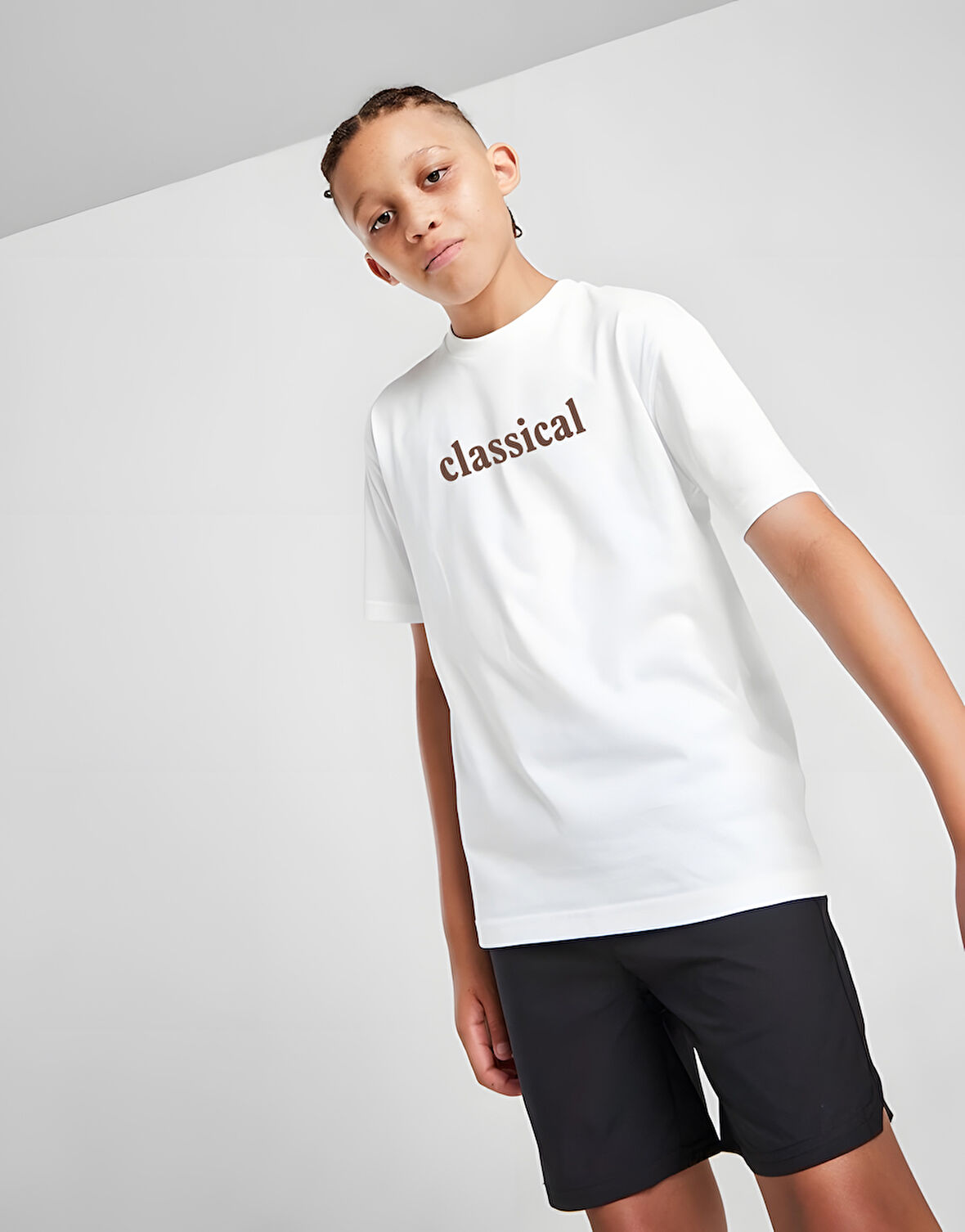 Çocuk Classical Baskılı Pamuklu Tshirt