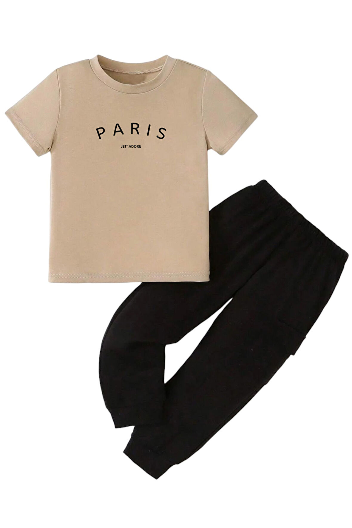 Çocuk Paris Baskılı Eşofman Takımı