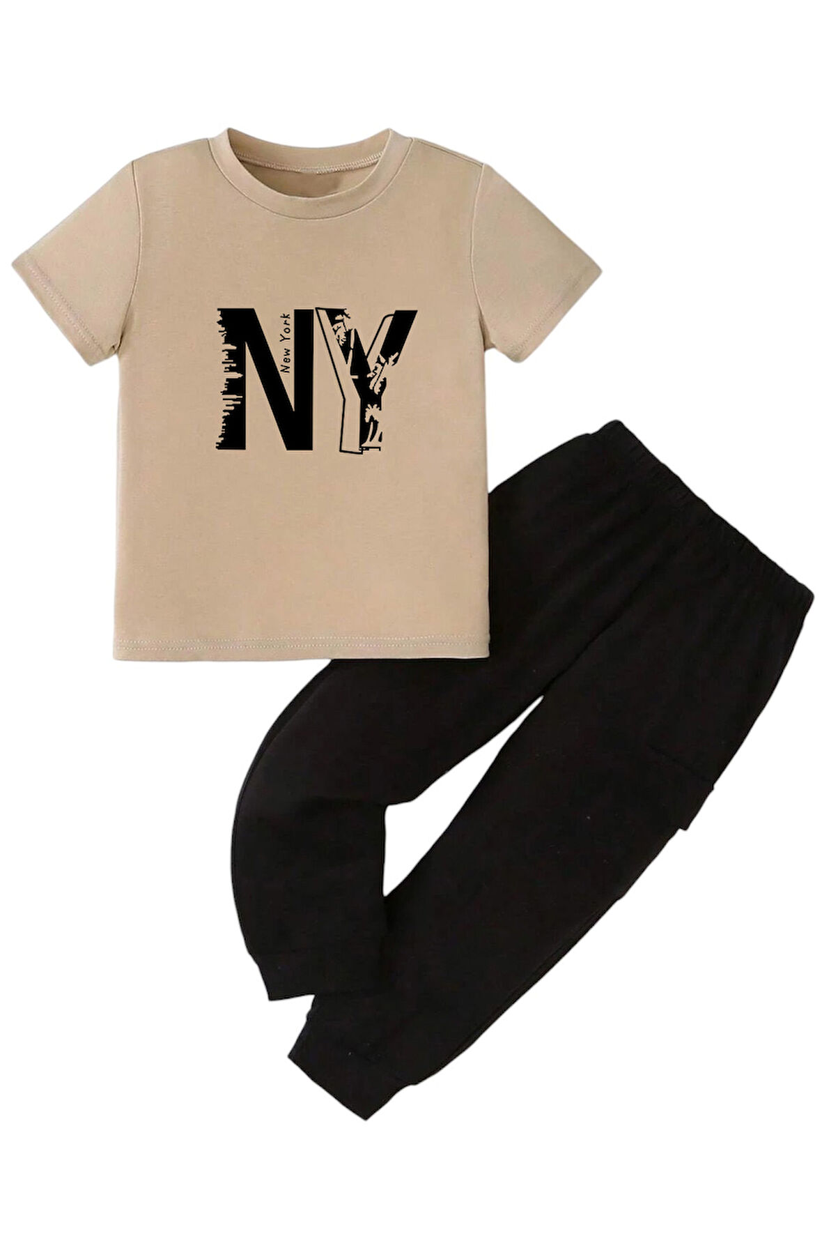 Çocuk NewYork Baskılı Eşofman Takımı