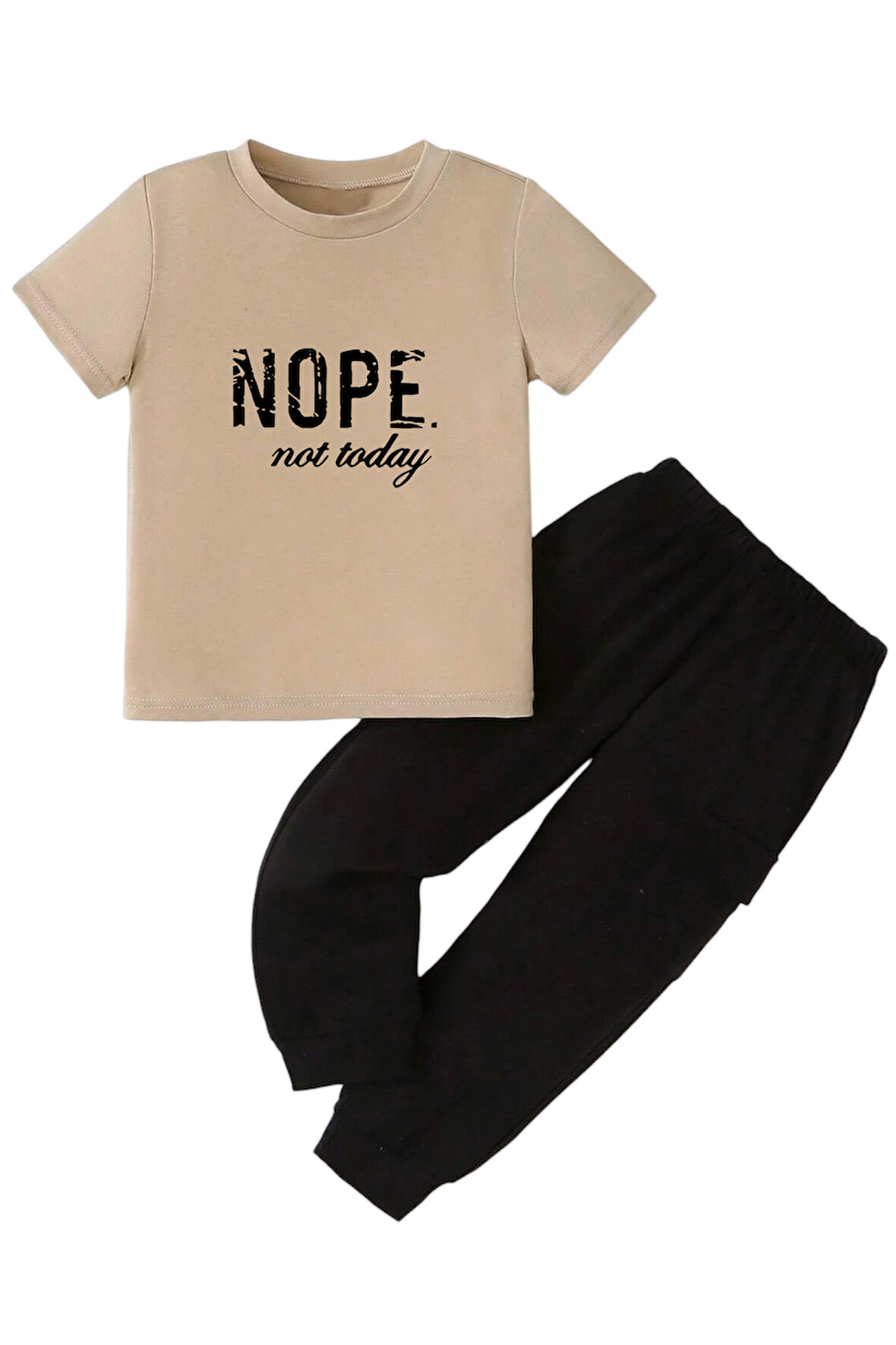 Unisex Nope Not Today Baskılı Eşofman Takımı