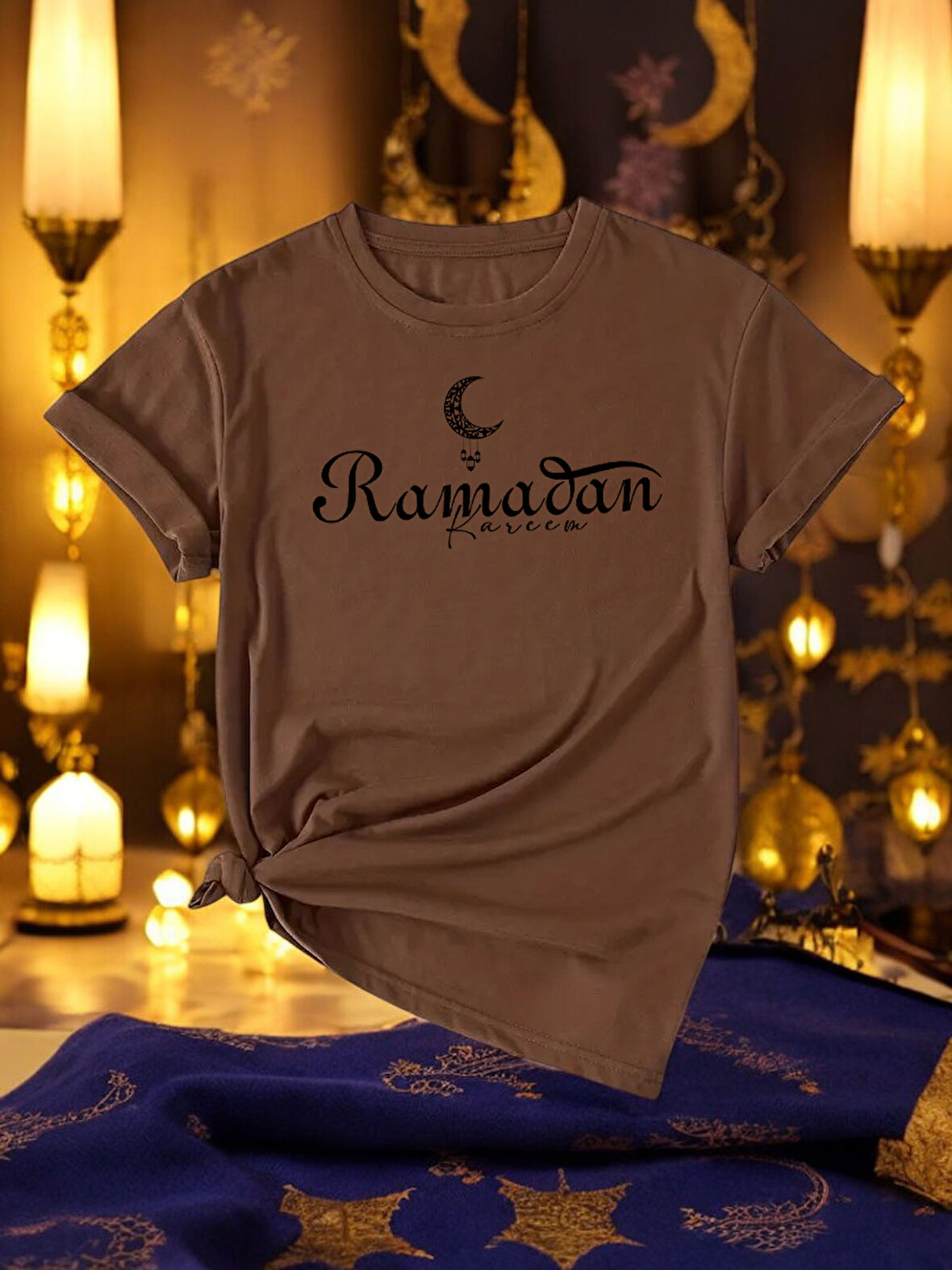 Ramadan Kareem Baskılı Tasarım Tshirt