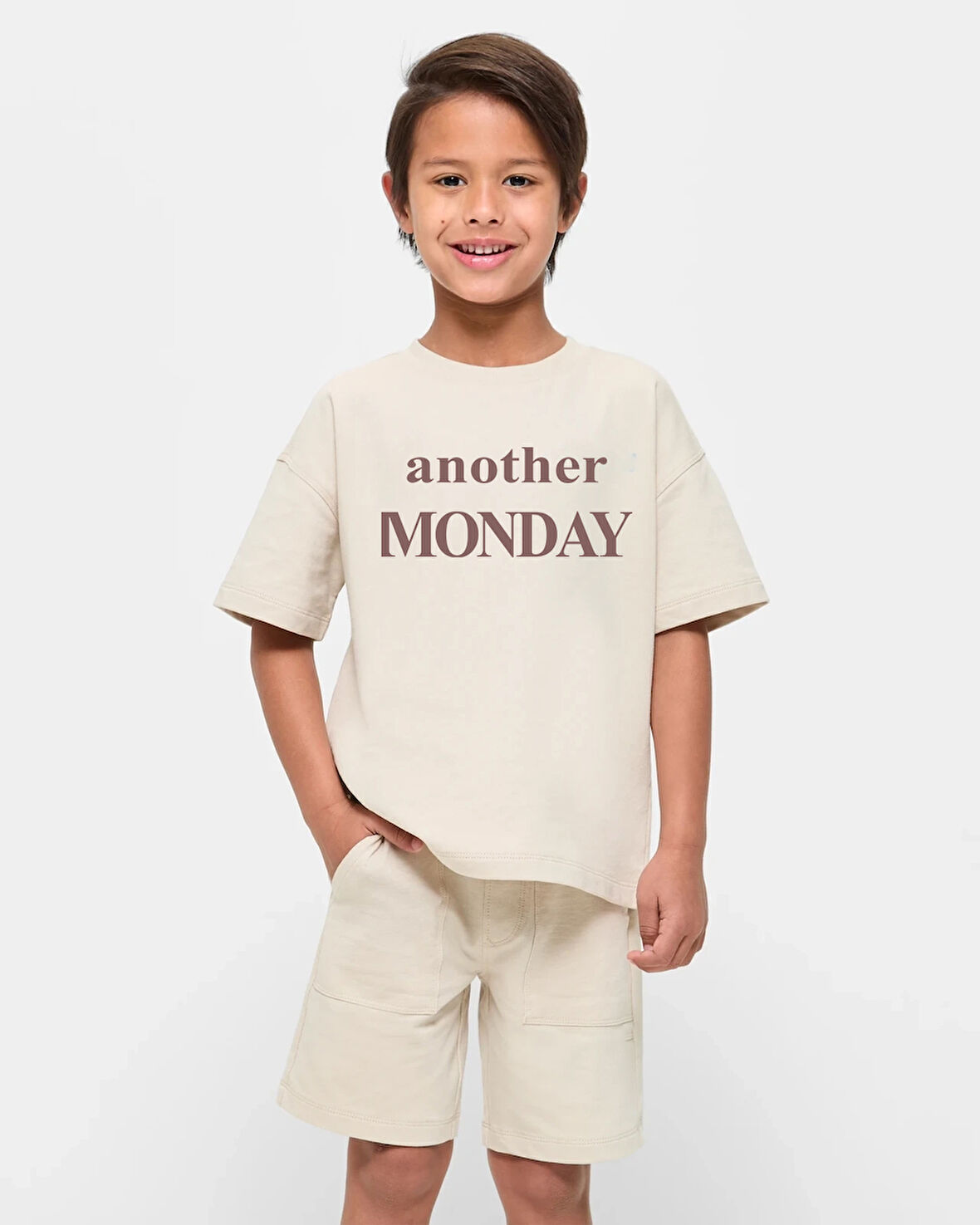 Çocuk Another Mondaybaskılı Pamuklu Tshirt