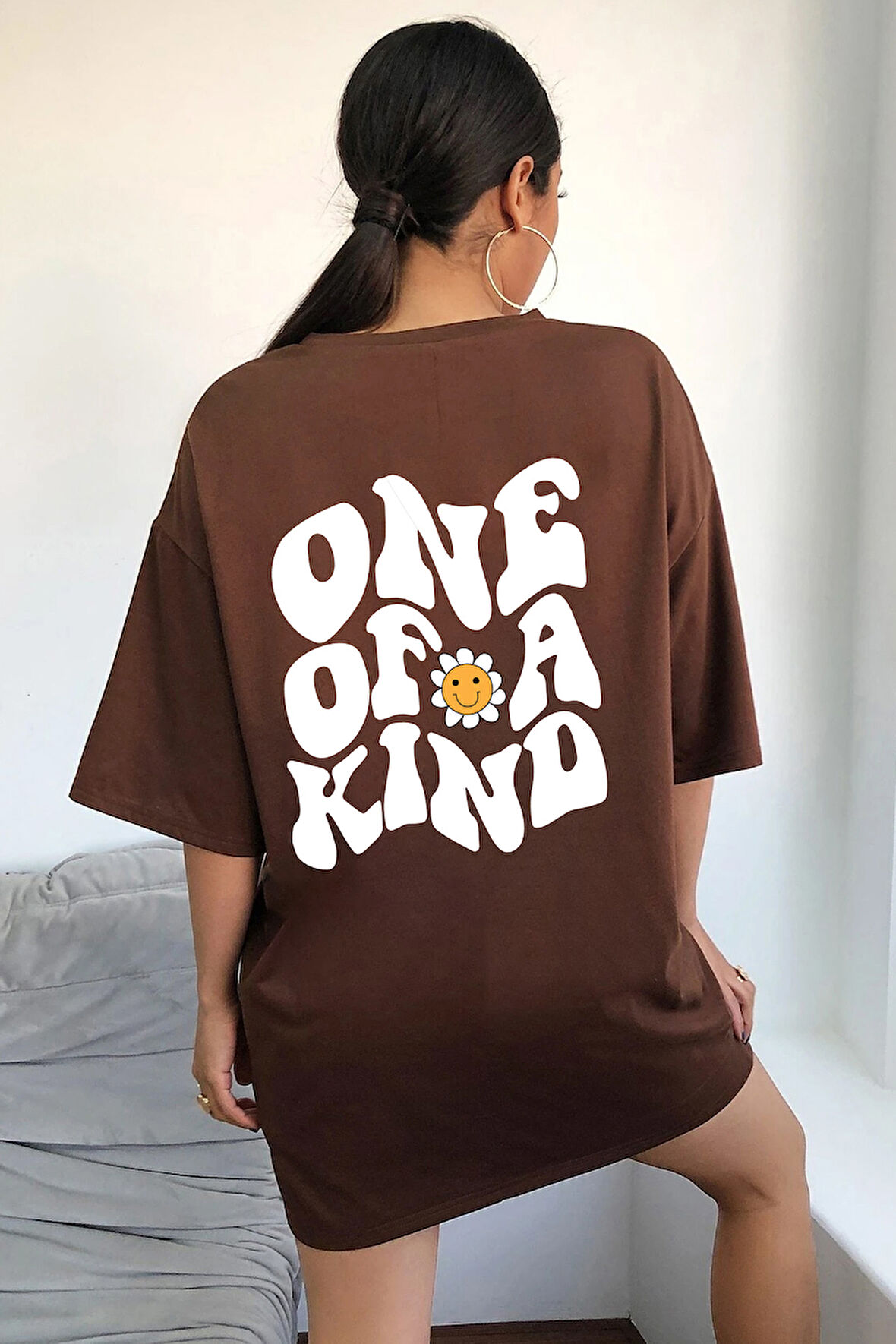 Unisex One Of A Kind Baskılı Tasarım Tshirt