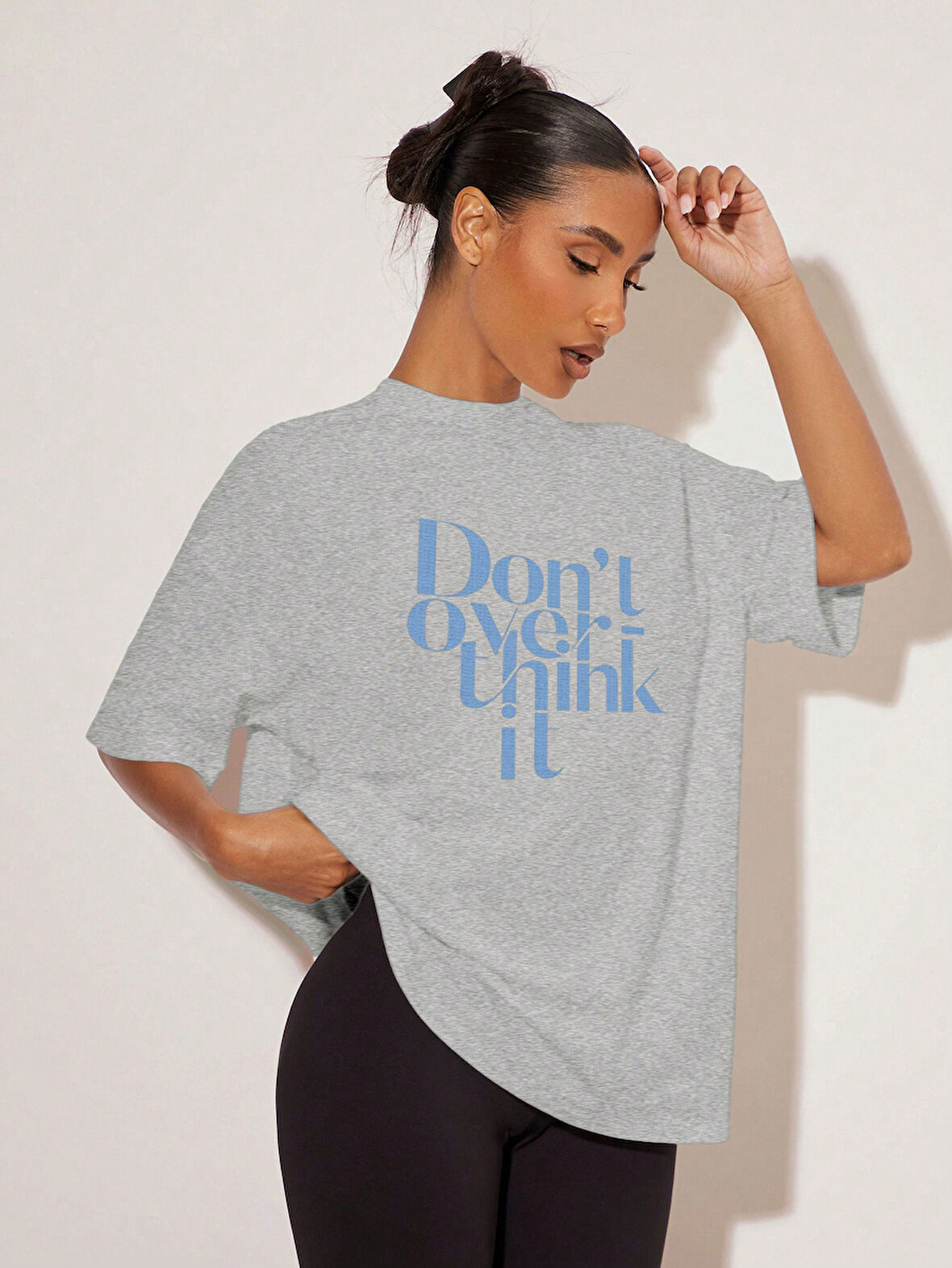 Unisex Dont Over Think Baskılı Tasarım