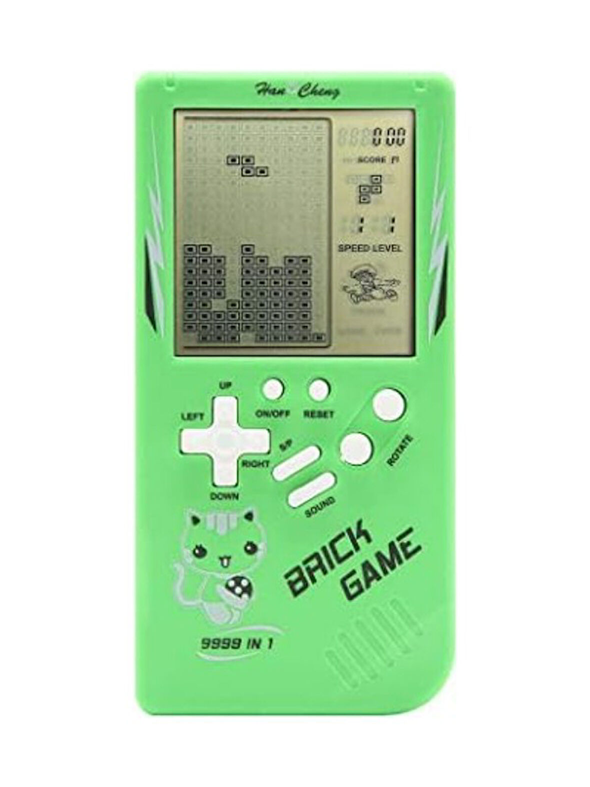 Tetris Oyun Konsolu 23 Bulmaca Oyunu Bataryalı 3.5 Inç LCD Mini Taşınabilir Atari