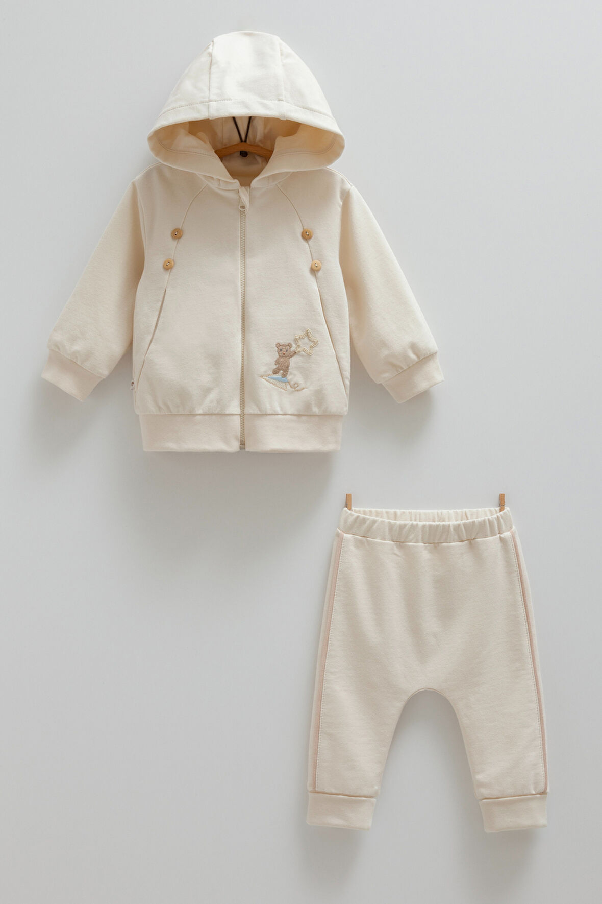 CARAMELL CUTE FLY KAPŞONLU İKİLİ TAKIM - TAŞ