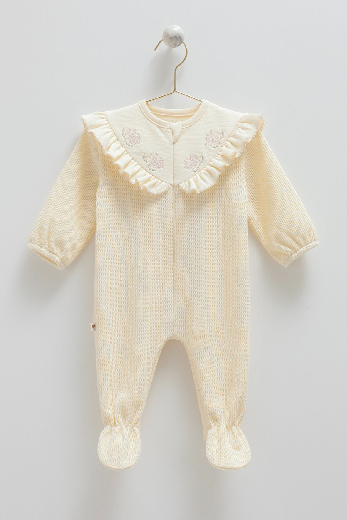 CARAMELL TRİKO FERMUARLI TULUM - EKRU