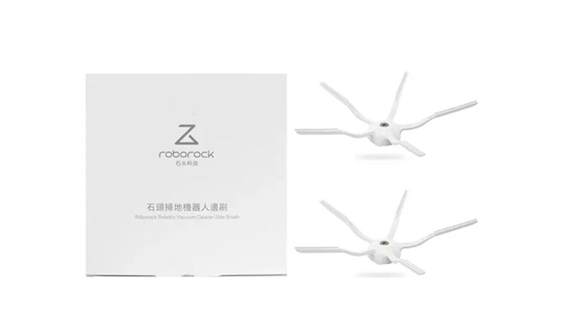 Roborock Xiaomi Roborock S7/s6/s5 Yan Köşe Fırçası 2'li Set Beyaz