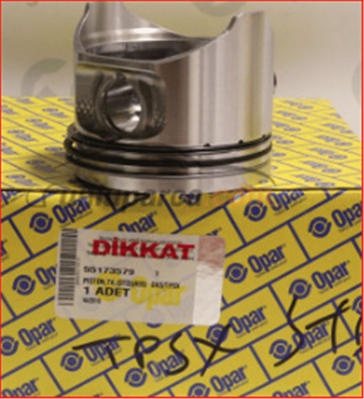 PISTON SEGMAN TAKIM STD A95 DKS DOGAN KARTAL SAHIN TPSX 1.6 OPAR 55173579