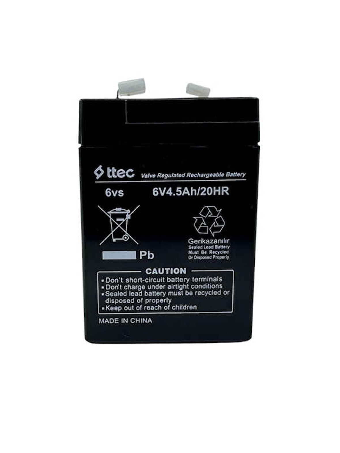 Ttec 6V 4.5Ah Uzun Ömürlü Işıldak Pili