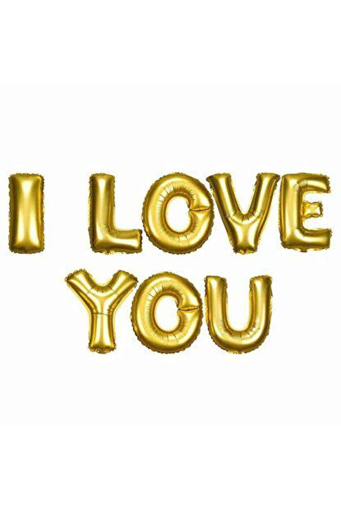 FOLYO BALON HARF SETİ İ LOVE YOU GOLD 40CM (UÇMAYAN)