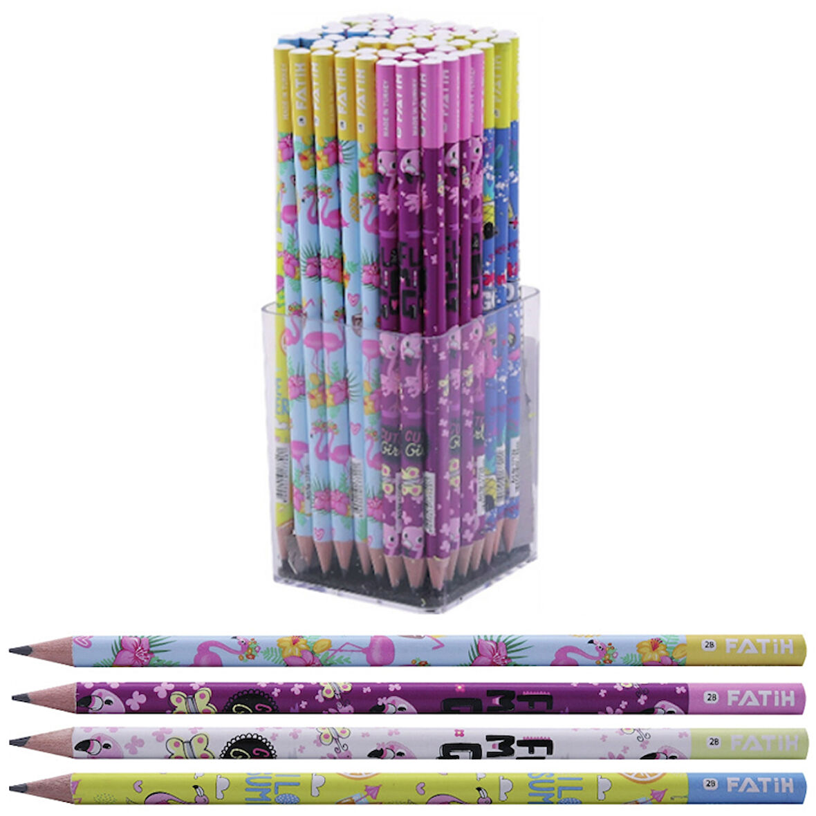 Fatih Kurşun Kalem Flamingo 17720  (72 Li Paket)