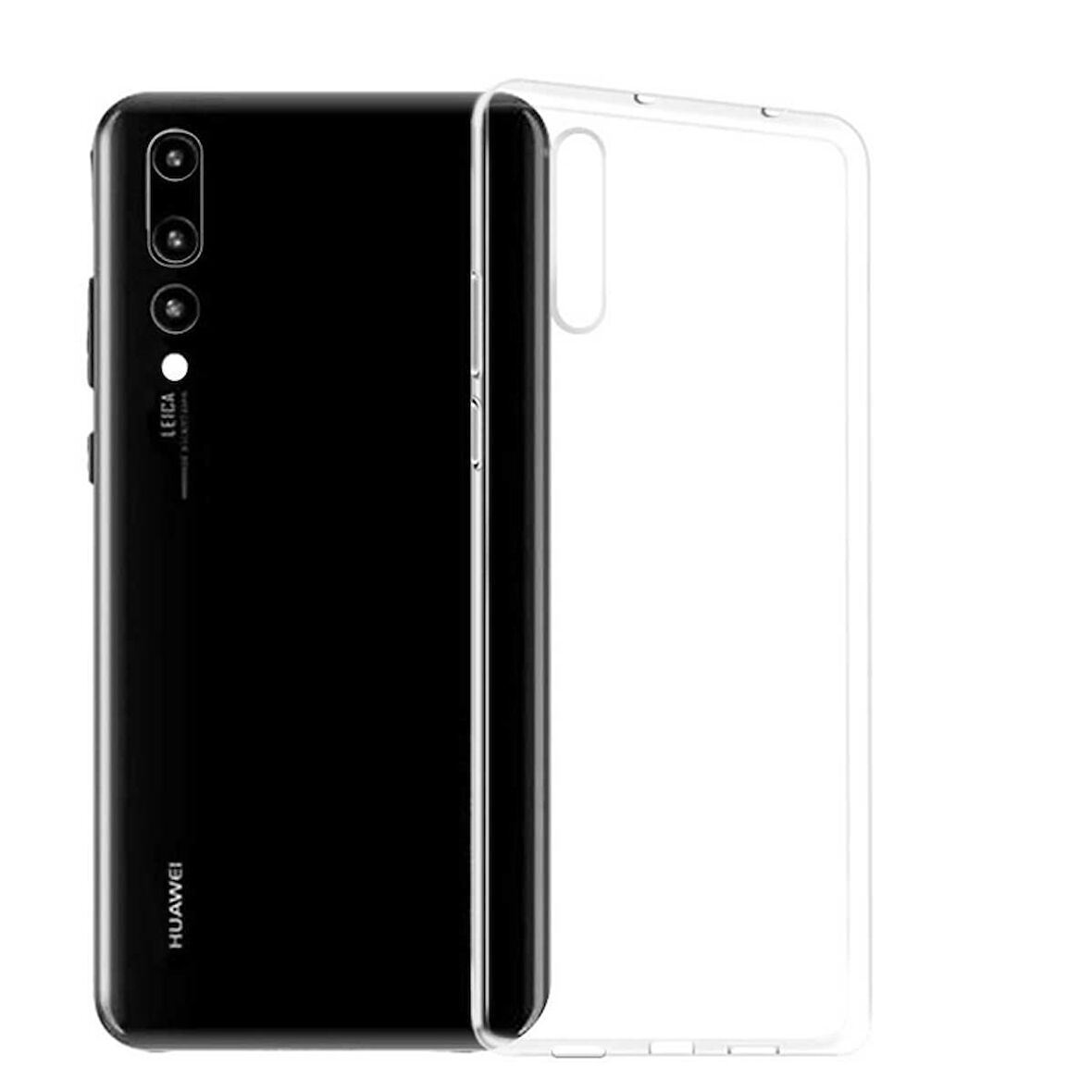 Gpack Huawei P20 Pro Kılıf 02 mm Silikon Ultra İnce Silikon