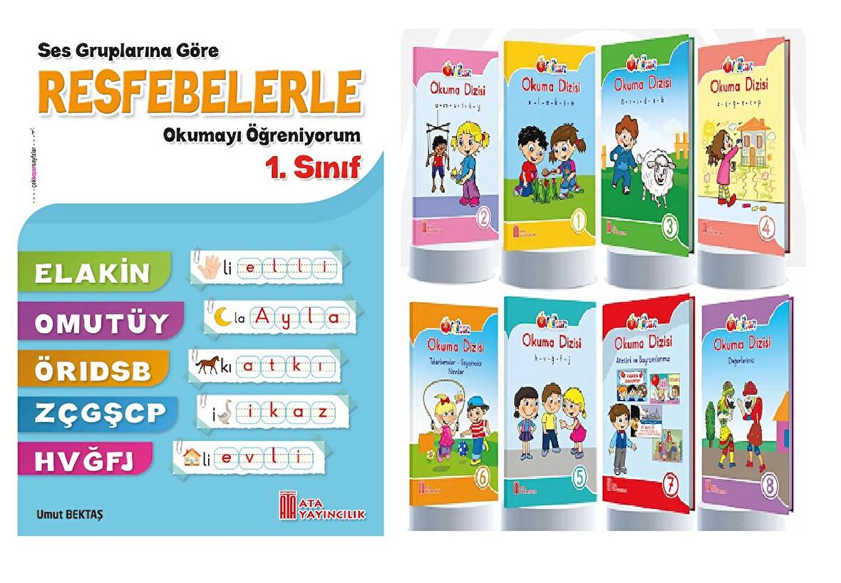 1.Sınıf Afacan Okuma Dizisi+ Resfebelerle Okumayı Öğreniyorum