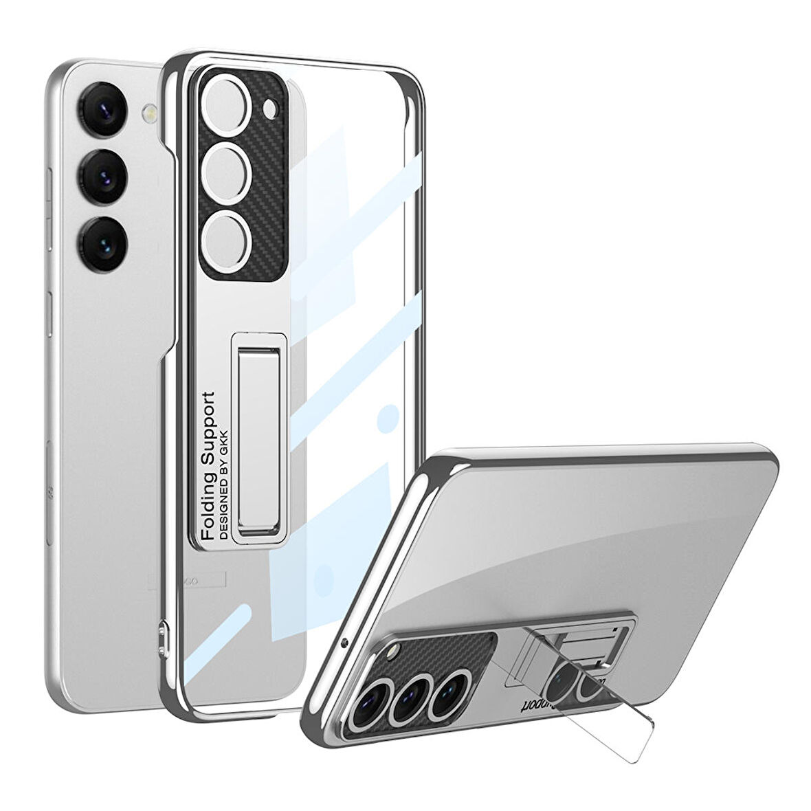 Smcase Samsung Galaxy S23 Plus Kılıf Lego Standlı Kamera Korumalı Kapak