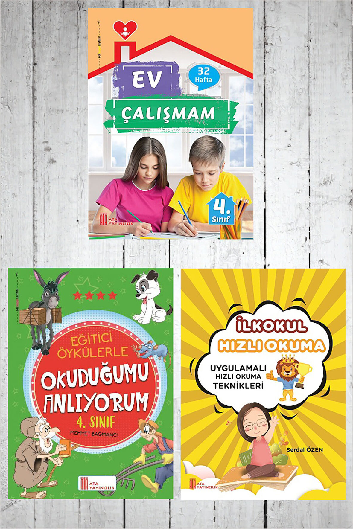 4.Sınıf Ev Çalışmalarım+Eğitici Öykülerle Okuduğumu Anlıyorum+Hızlı Okuma