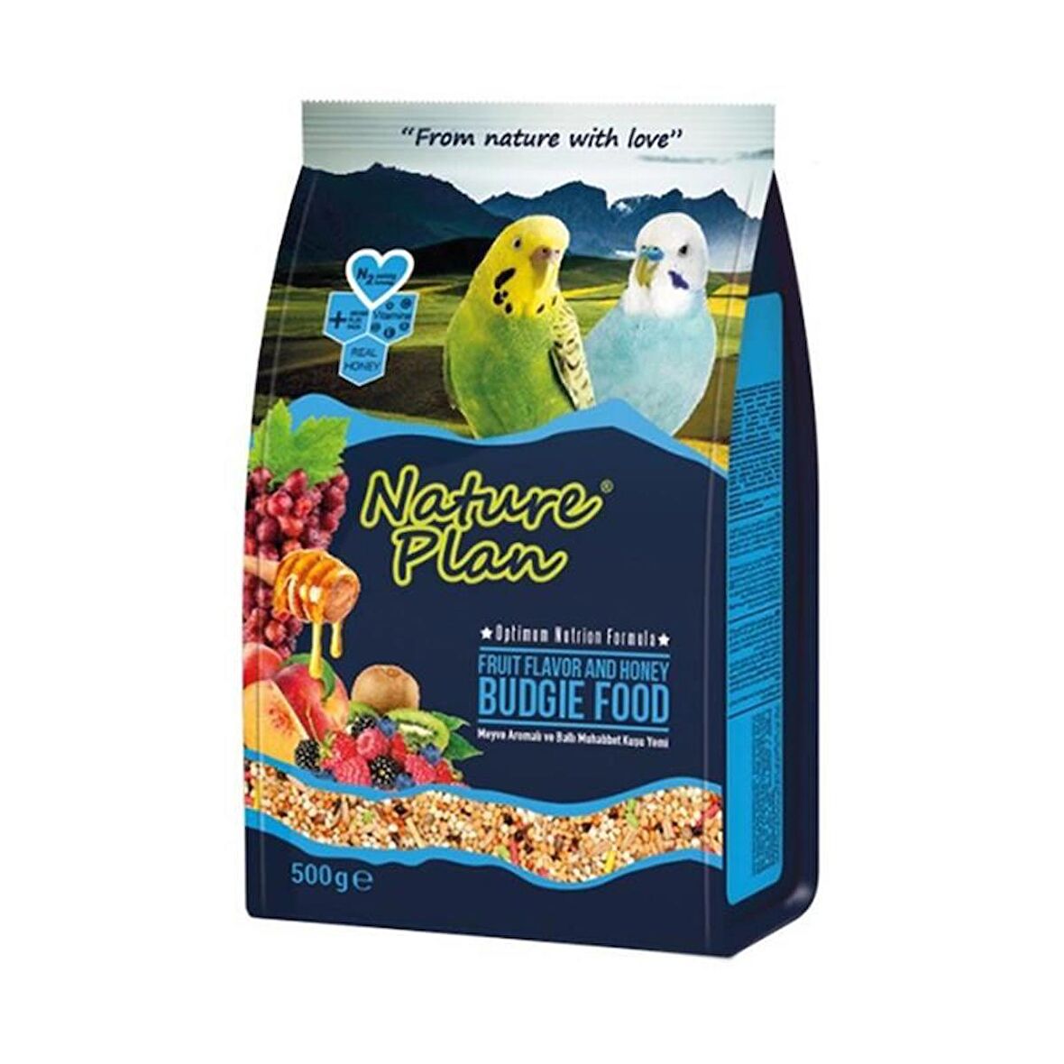 Nature Plan Meyveli Ve Ballı Muhabbet Yemi 500 Gr