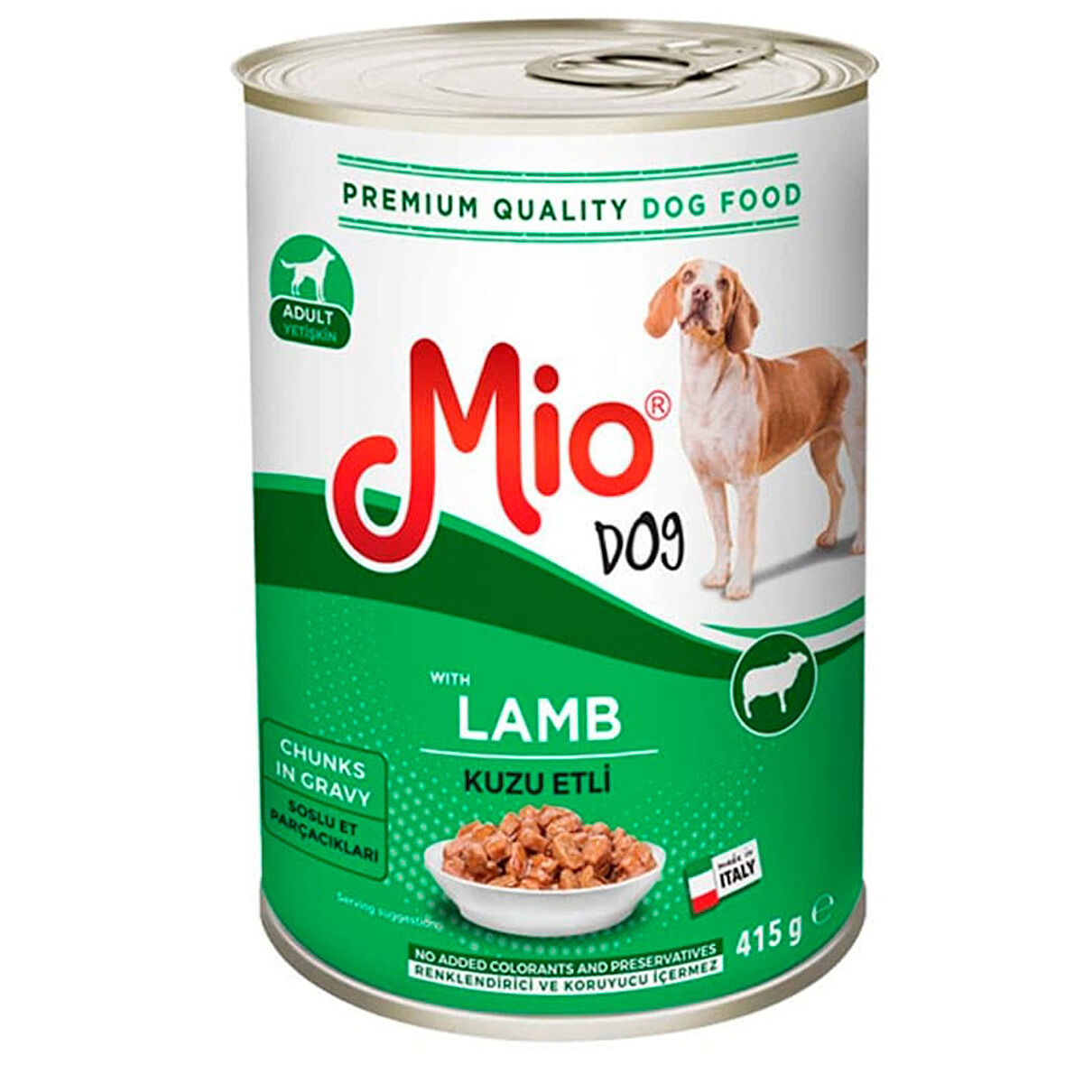Mio Kuzu Etli Köpek Konservesi 415 gr