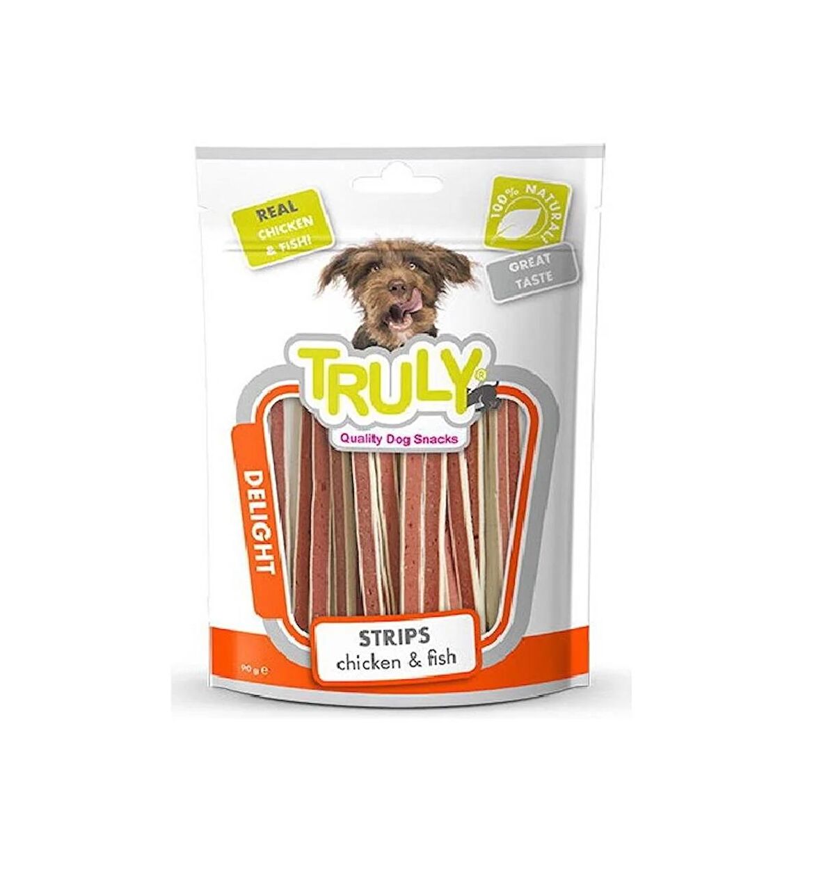 Delight Tavuklu ve Balıklı Şerit Köpek Ödül Maması 90 gr