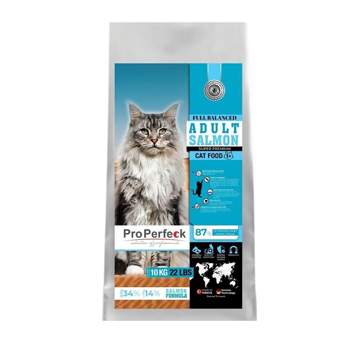 Pro Perfeck Süper Premium Somonlu Yetişkin Kedi Maması 10 Kg