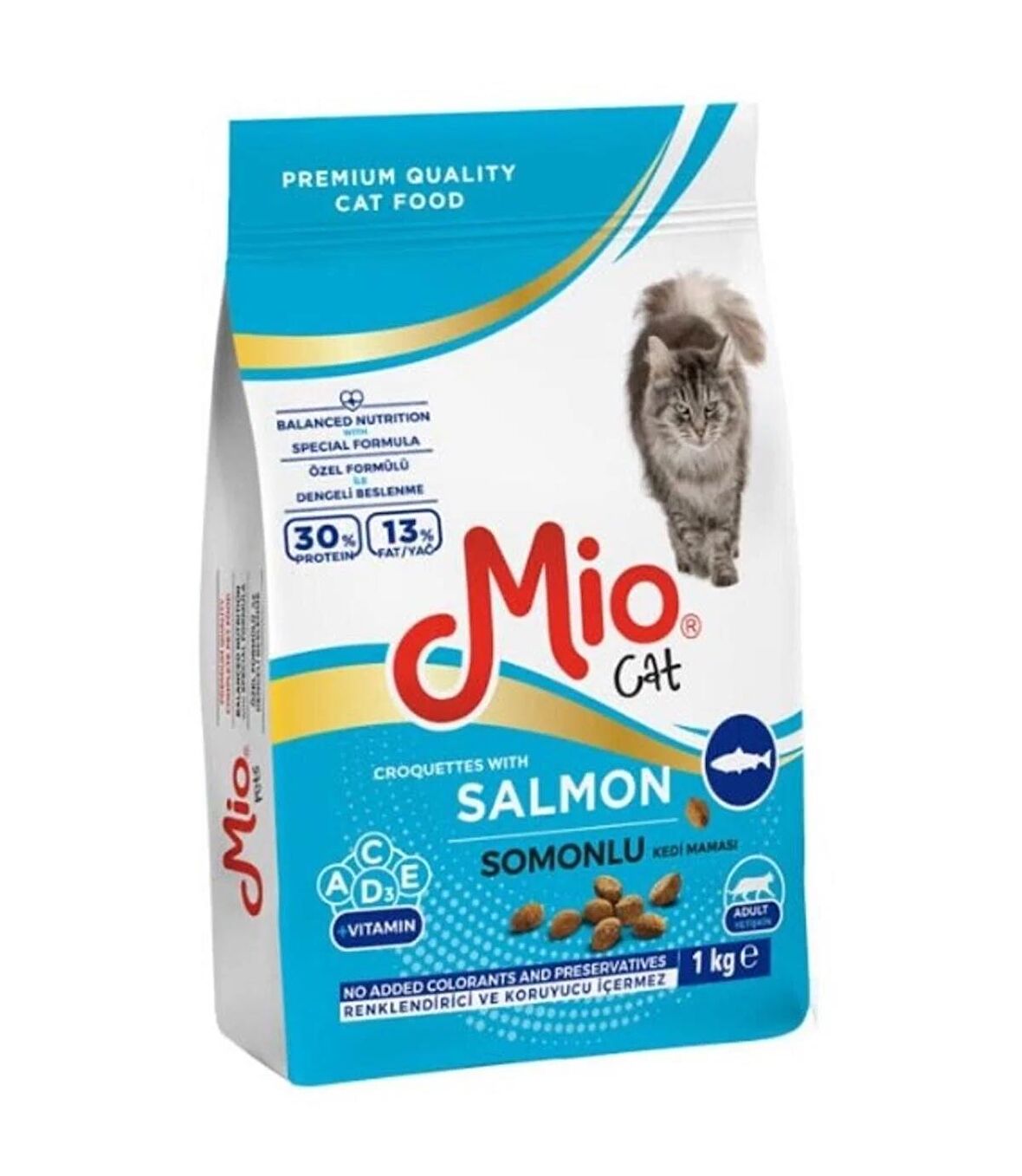 Mio Somonlu Yetişkin Kedi Maması 1 Kg