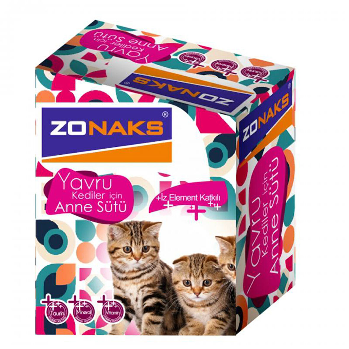 Yetkili Satıcı - Zonaks Premium İz Element Katkılı Kedi Süt Tozu 15 GR x 10