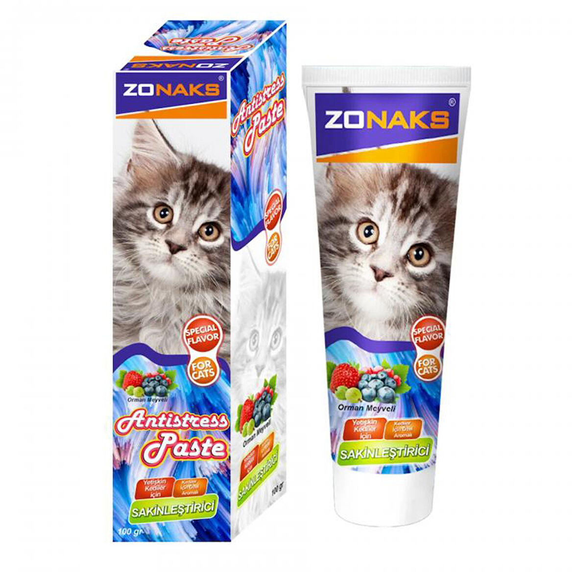 Yetkili Satıcı - Zonaks Kedi Antistress Sakinleştirici Malt Macun 100 gr