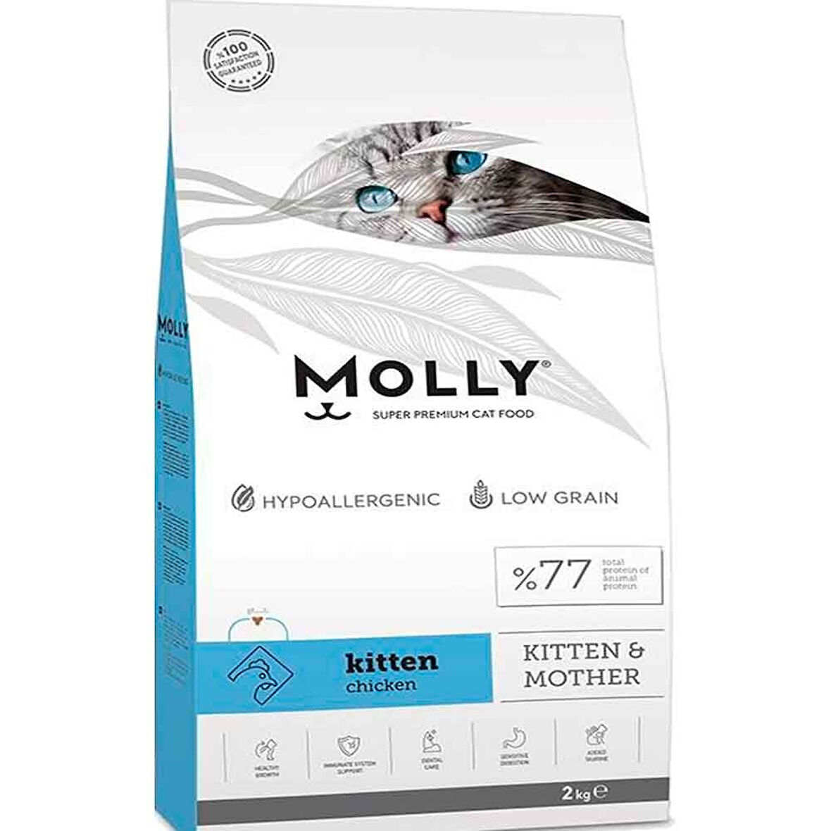 Molly Kitten Tavuklu Yavru Kedi Maması 2 Kg