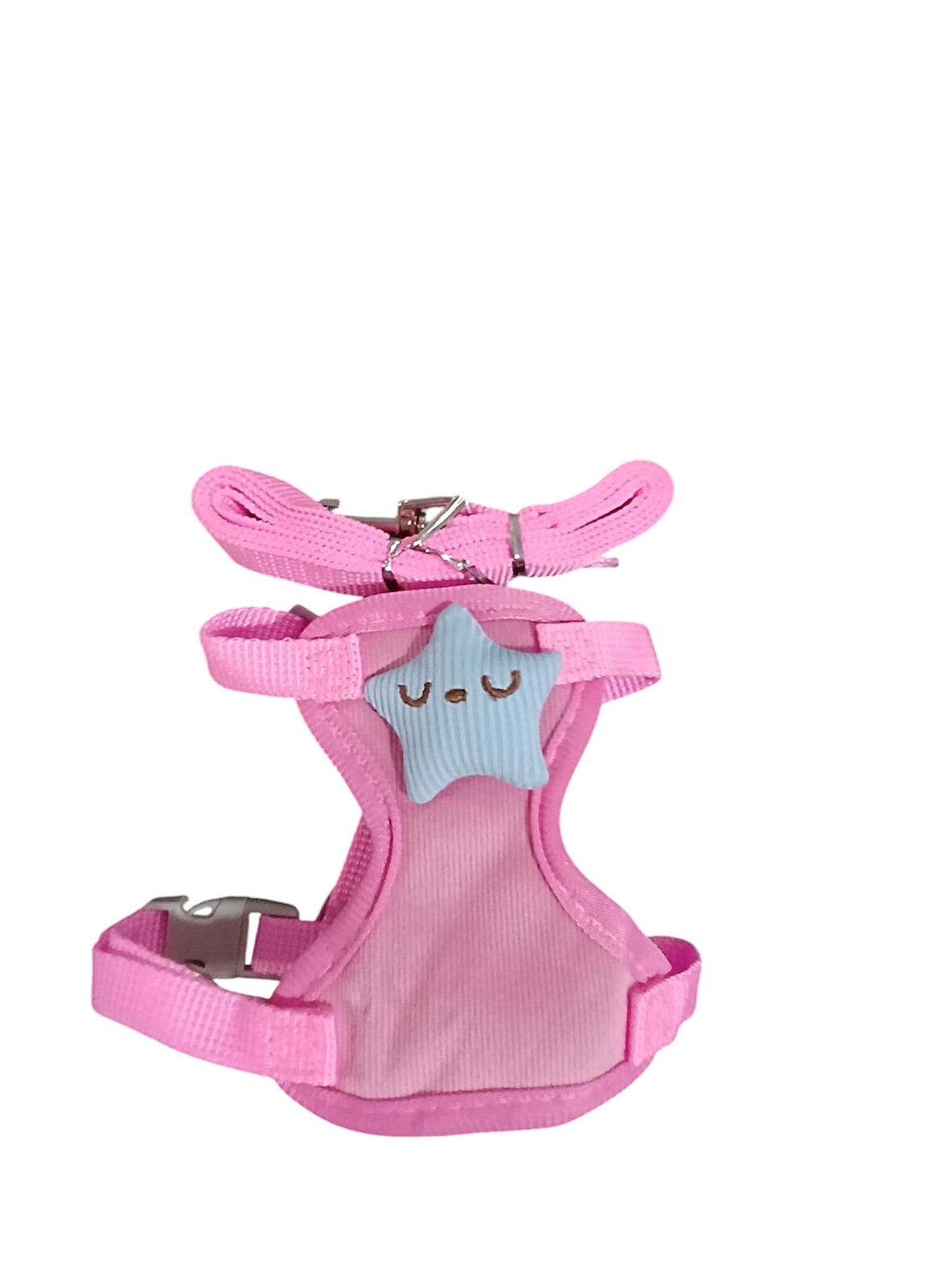 Pembe - Elegant Figürlü Kedi Göğüs Tasması