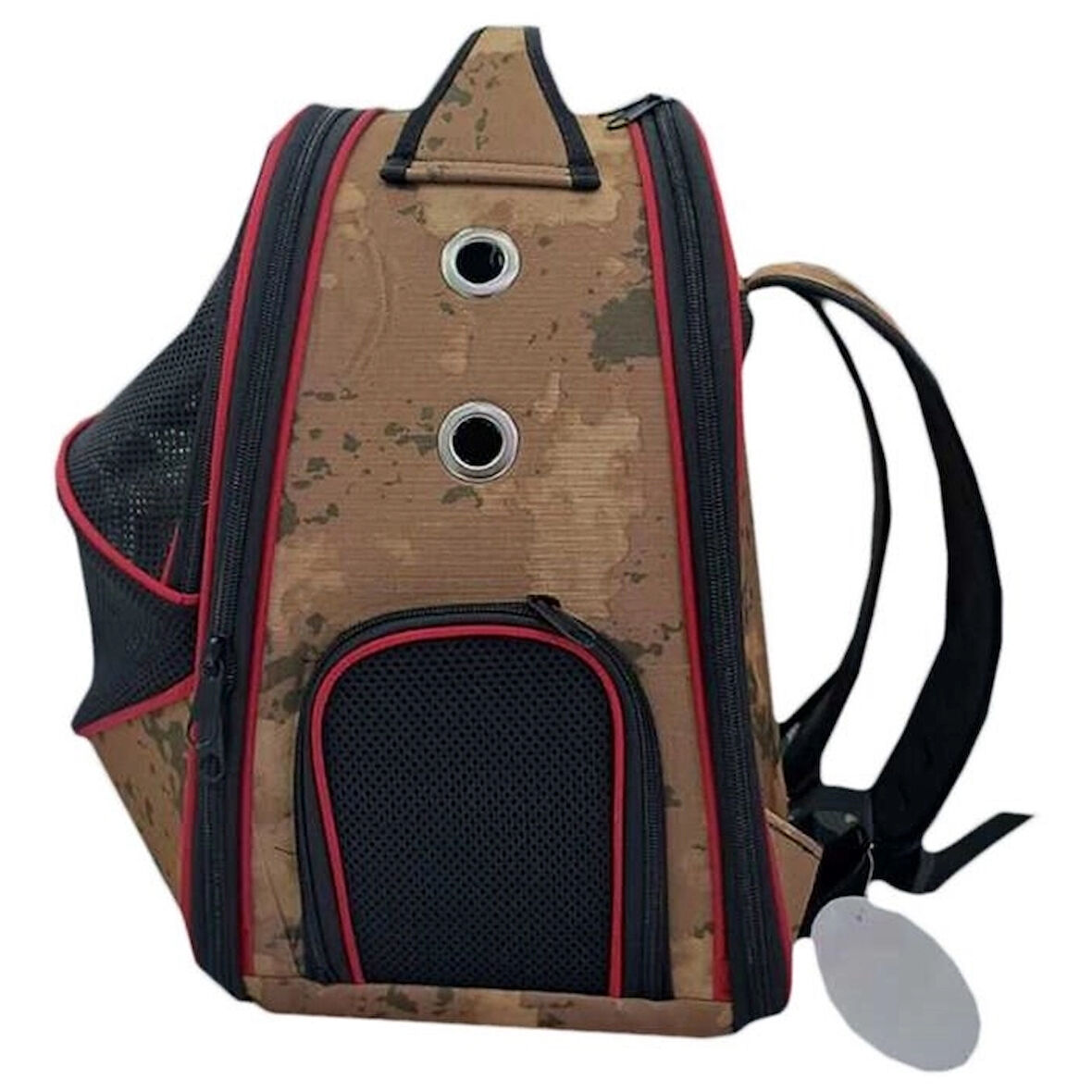 Pet Pretty Yeşil Kamuflaj Desen File Astronot Çanta 40x30 cm