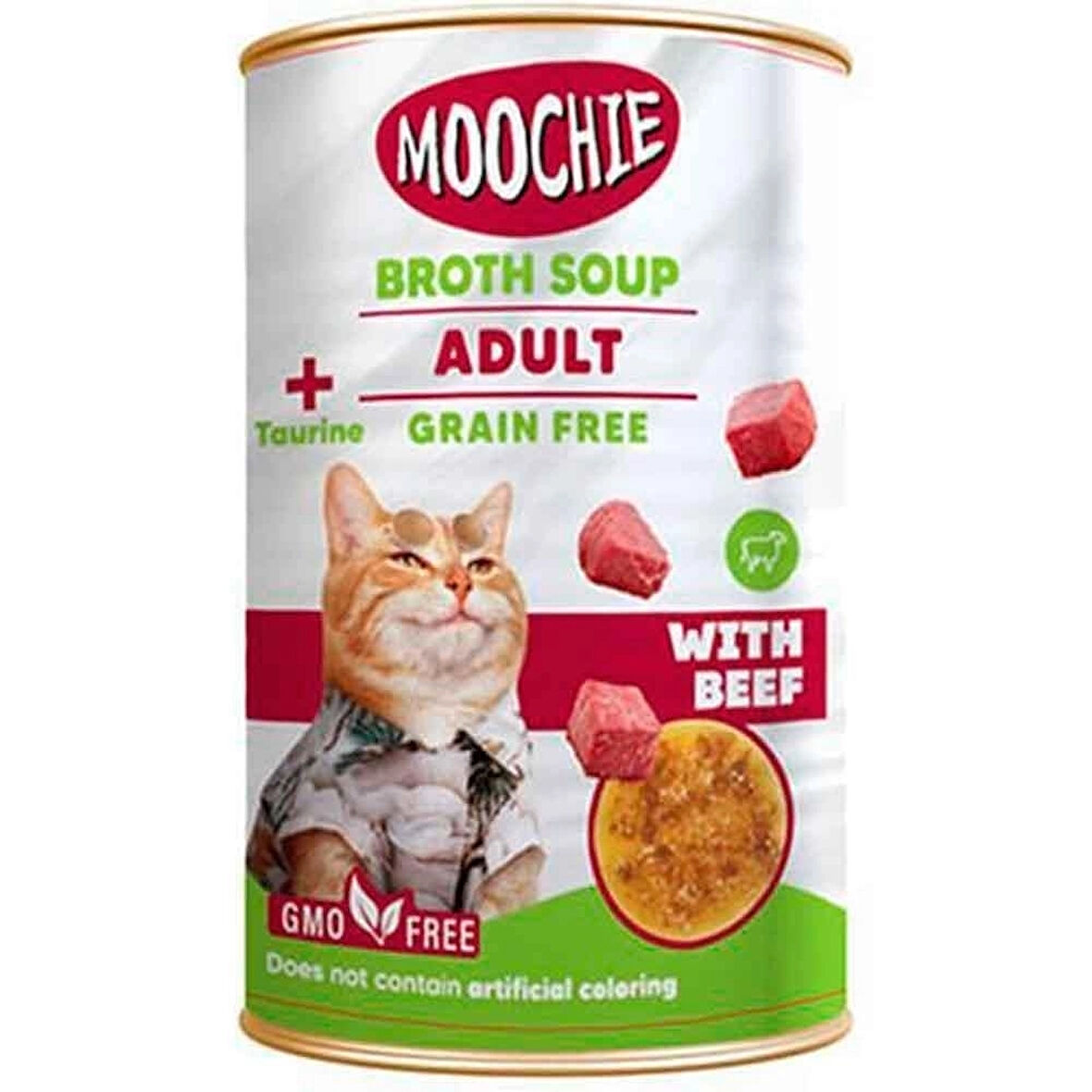 Moochie Dana Etli Tahılsız Yetişkin Kedi Çorbası 135 ml