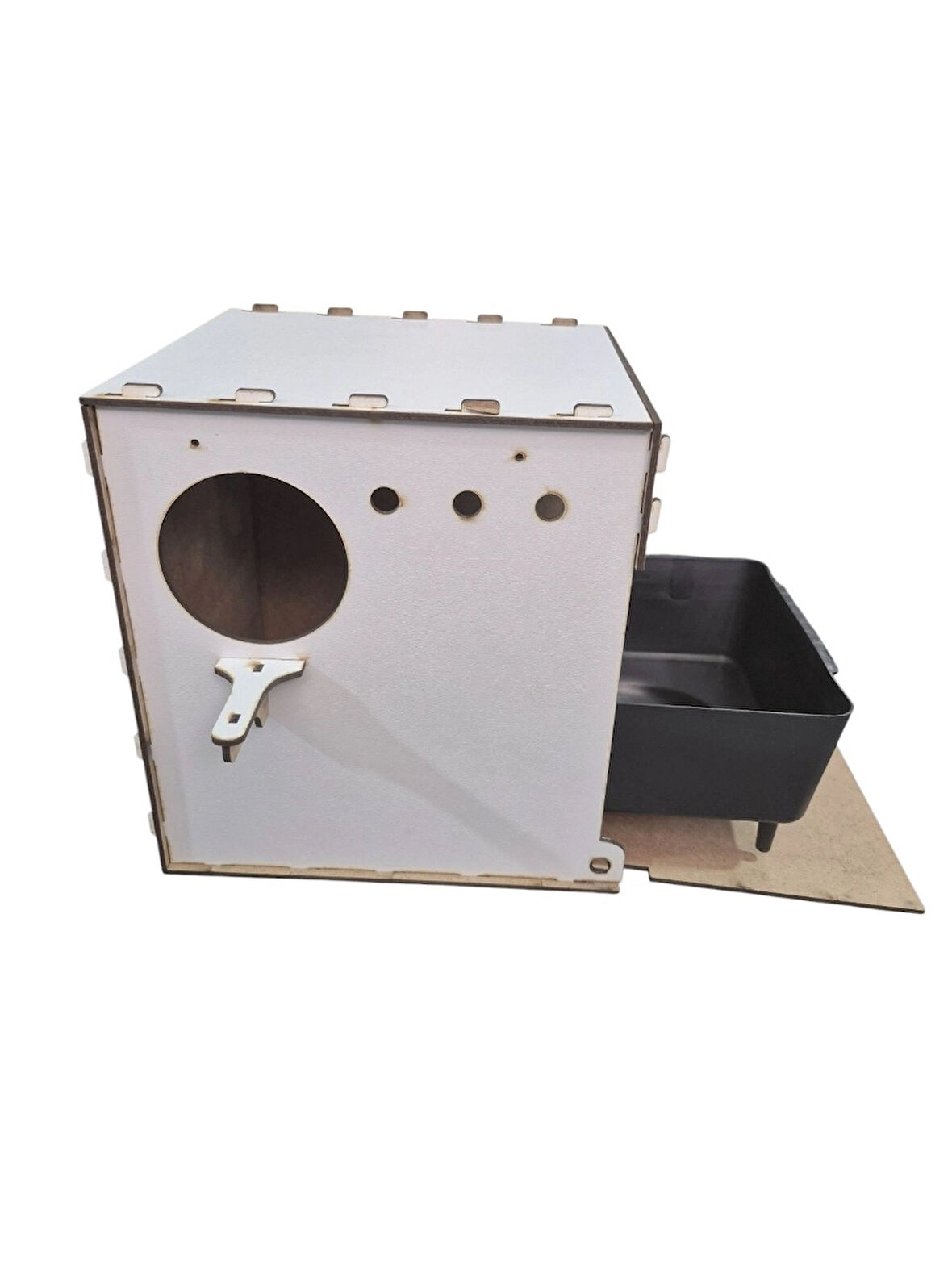 Papağan ve Muhabbet Kuşu Folluklu Yuvalık 20x22x18 cm