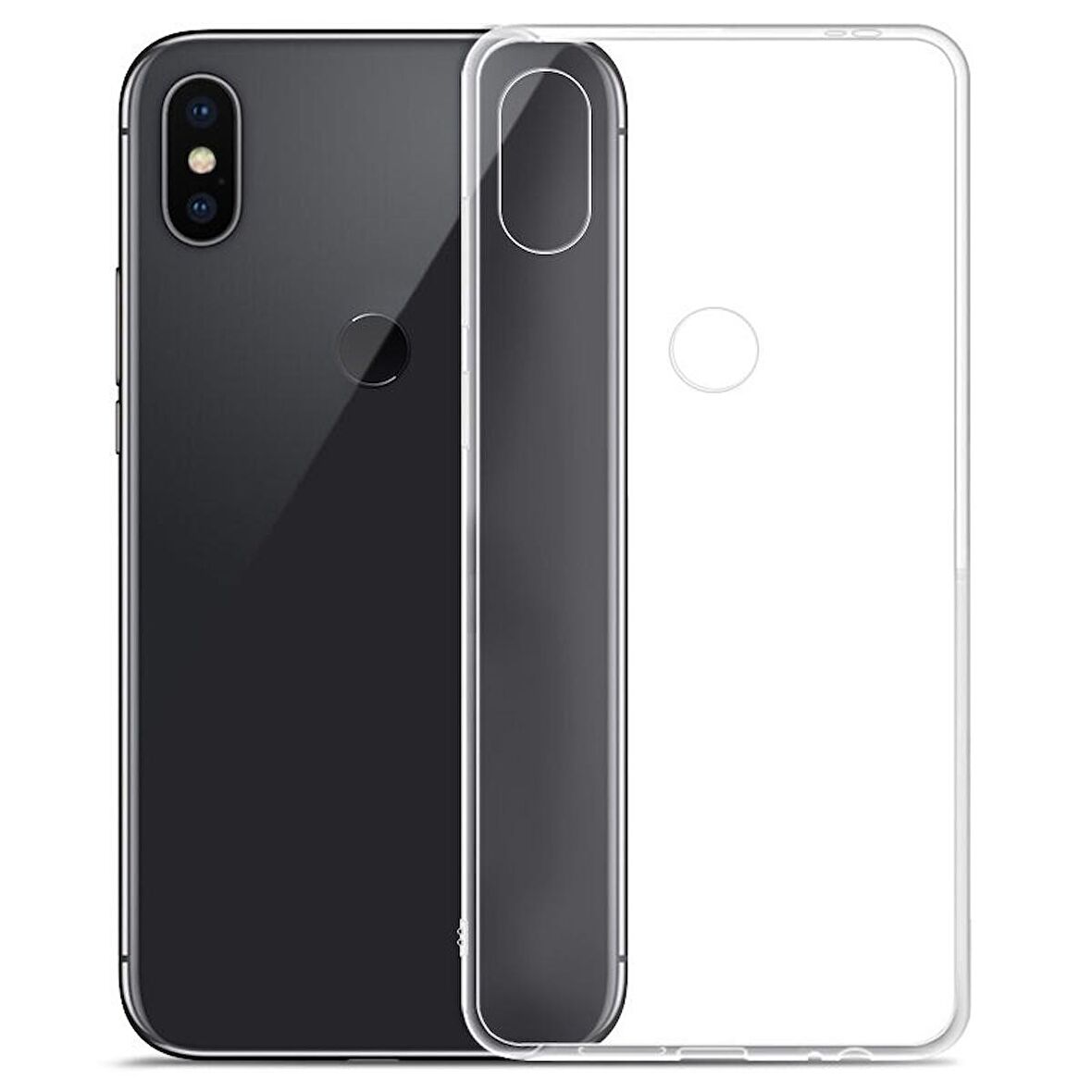 Gpack Xiaomi RedMi Note 5 Pro Kılıf 02 mm Silikon KılıfNano Glass