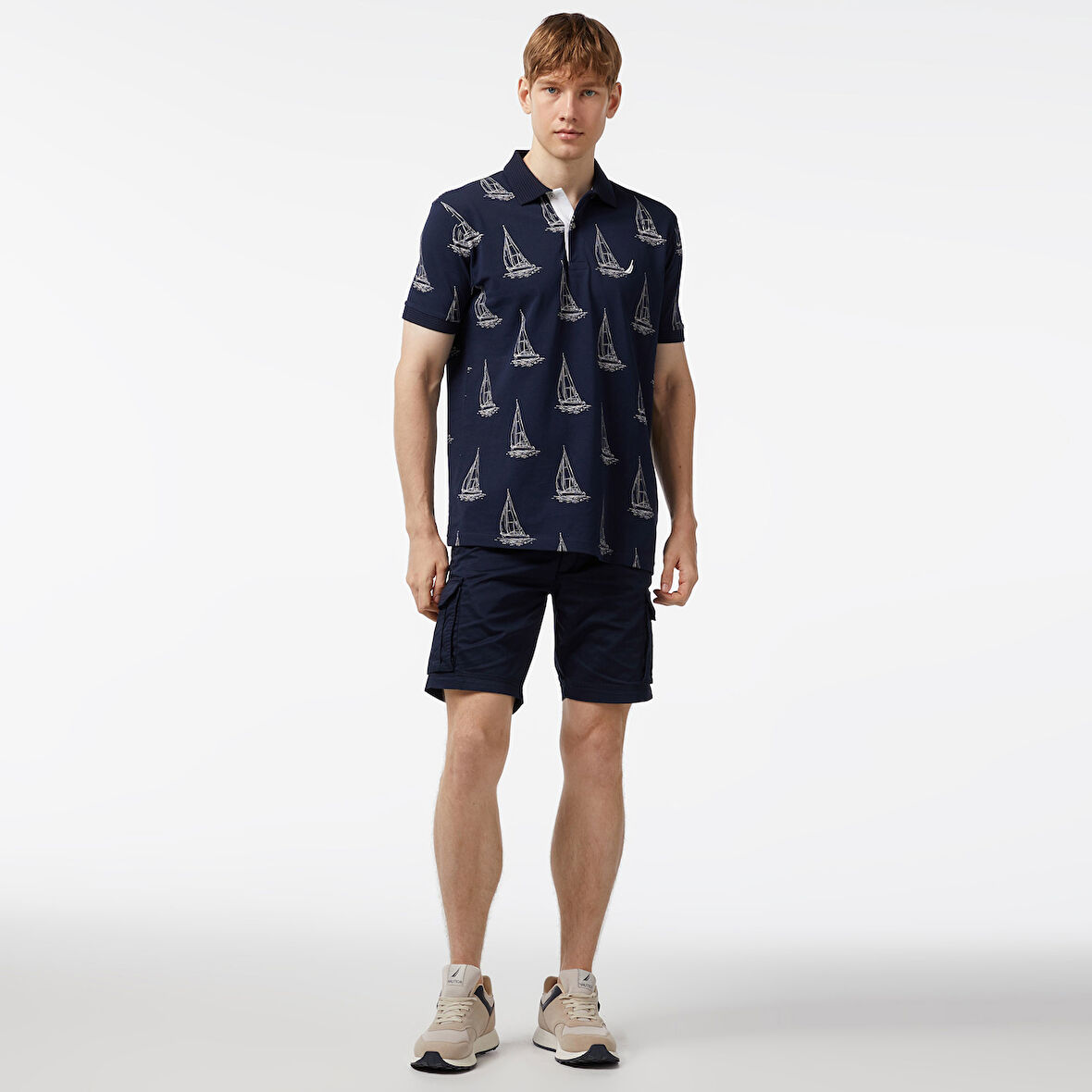 Nautica Erkek Lacivert Regular Fit Şort