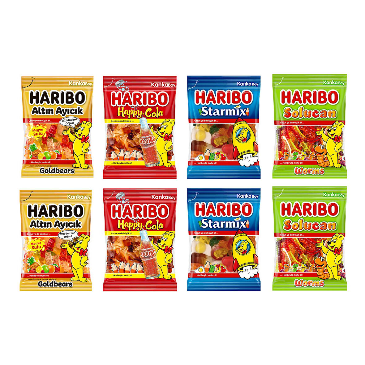 Haribo 80 gr Kanka Boy 8 li Karma Paket