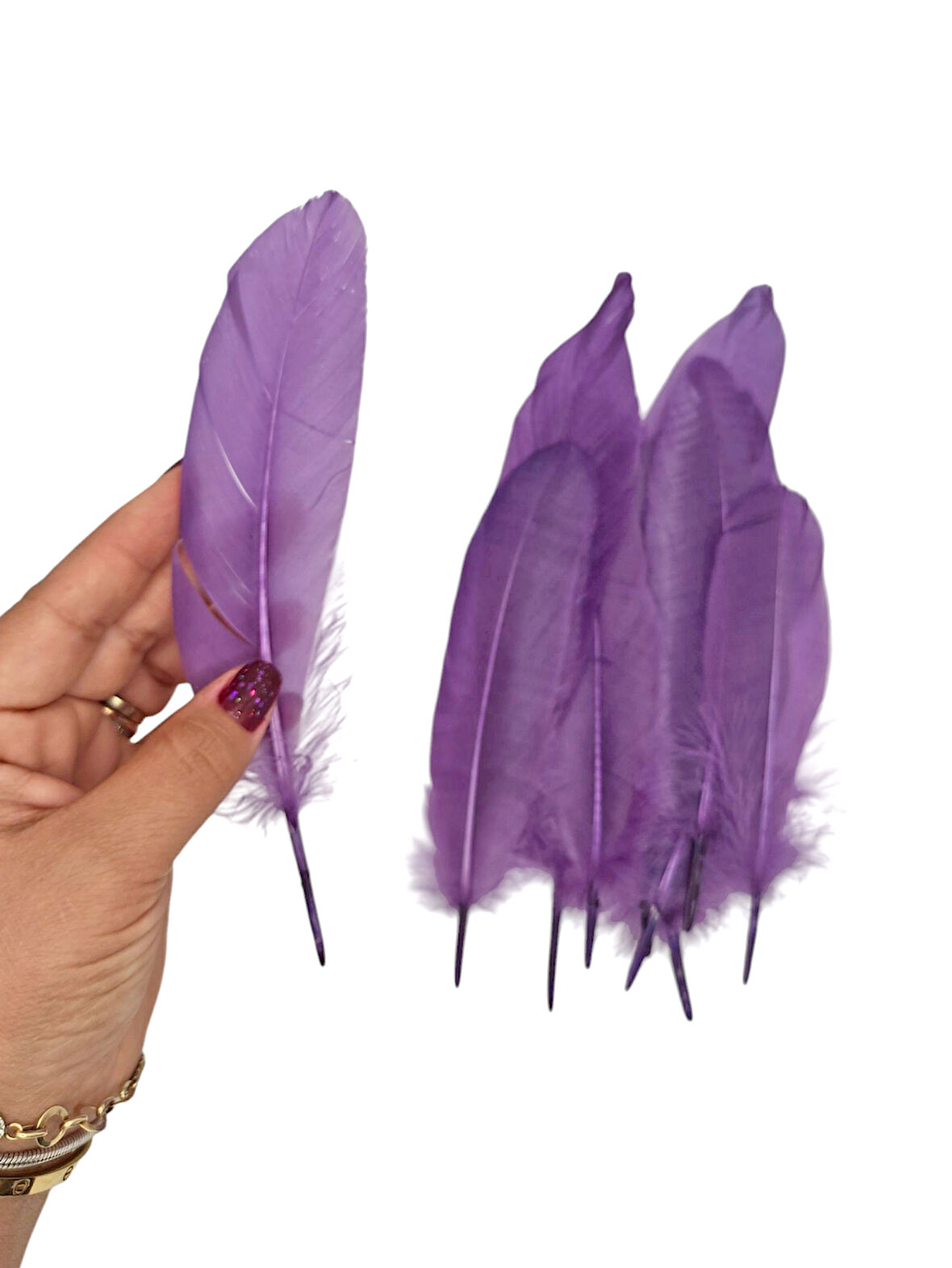 Mor Tüy El İşi Tüyleri, Okul Öncesi Etkinlik Tüy 10 Lu - 1 Paket