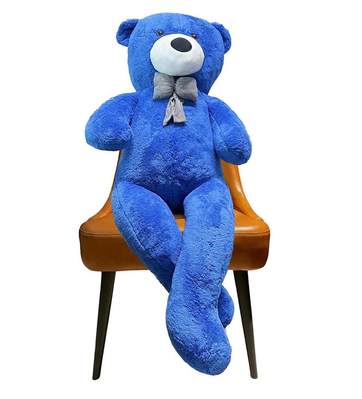 Sevgiliye Özel Hediye- Papyonlu 140 Cm Dev BOY Sevimli Peluş Koca Ayı - Özel Fiyat